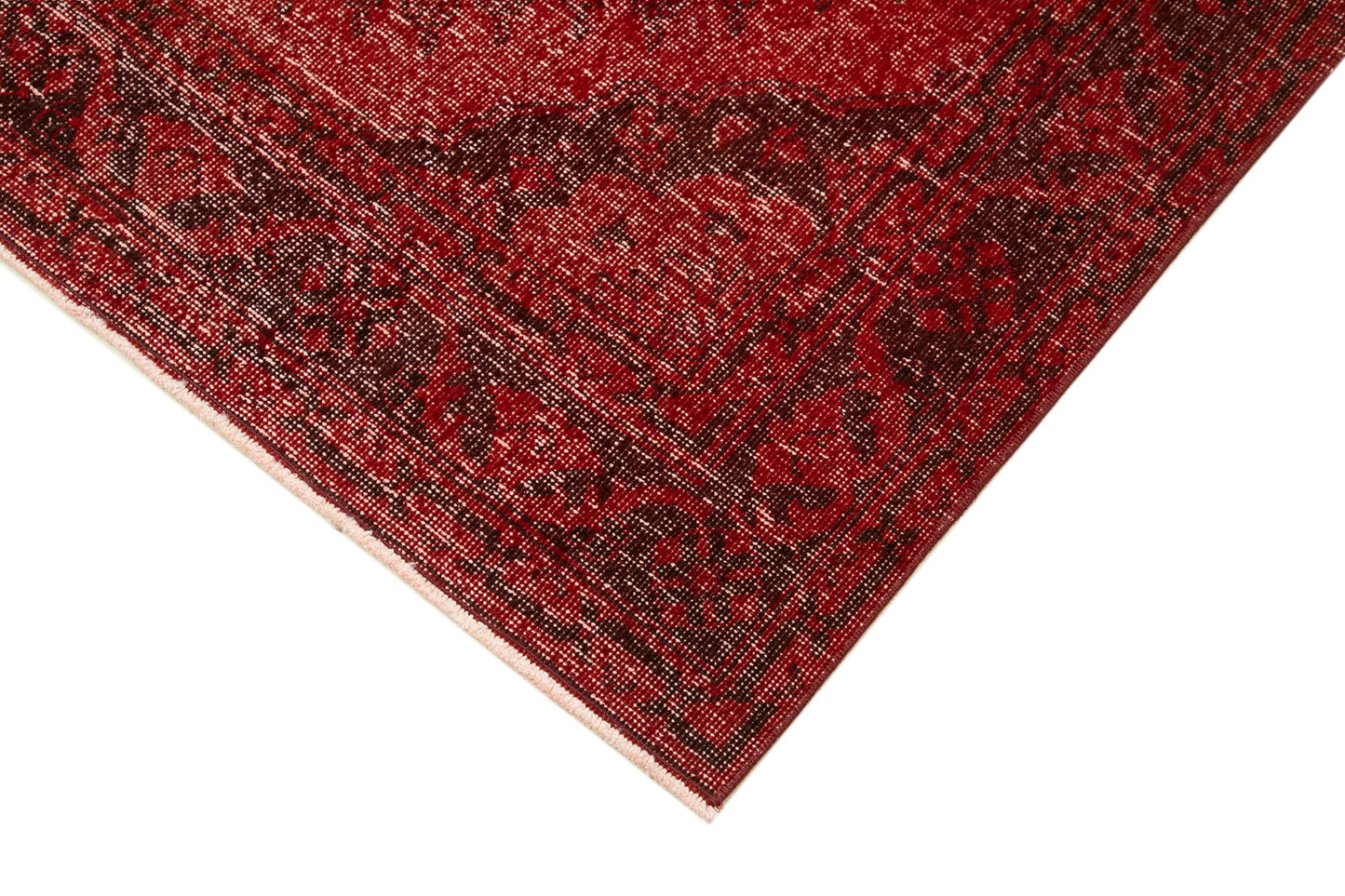 5x13 Red Turkish Over Dyed Runner Rug - 24227
