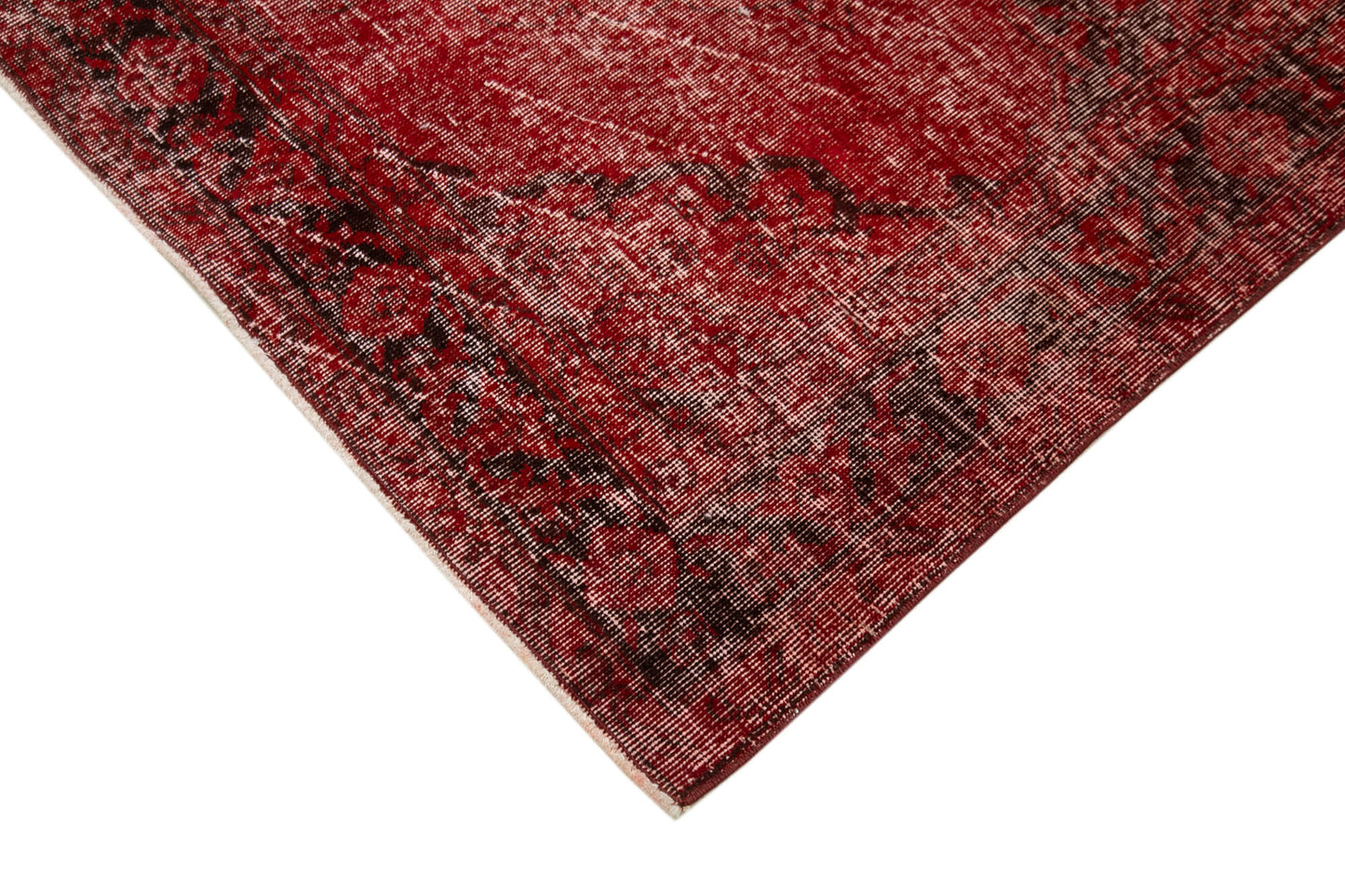 5x13 Red Turkish Over Dyed Runner Rug - 24228