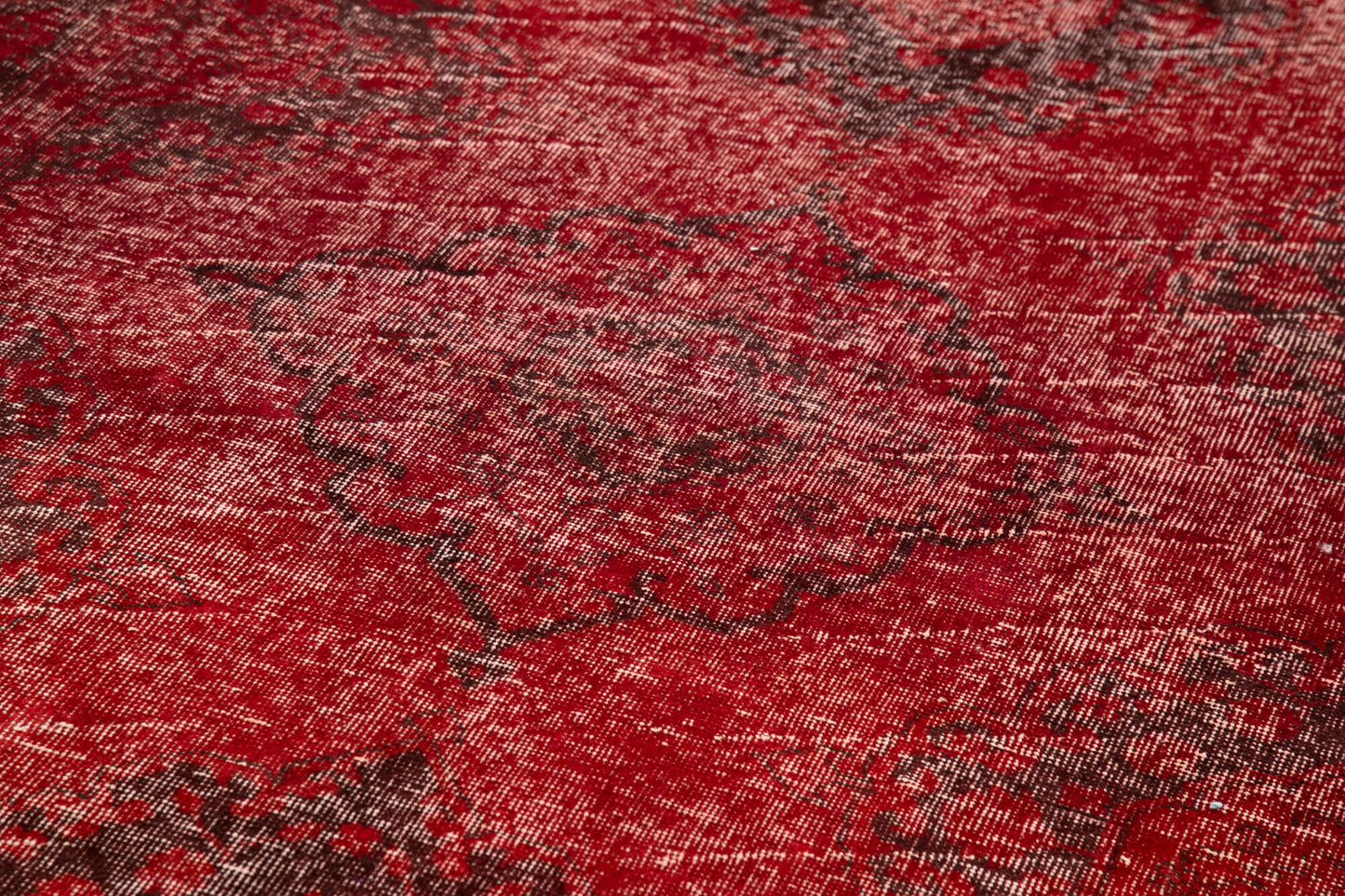 5x13 Red Turkish Over Dyed Runner Rug - 24228