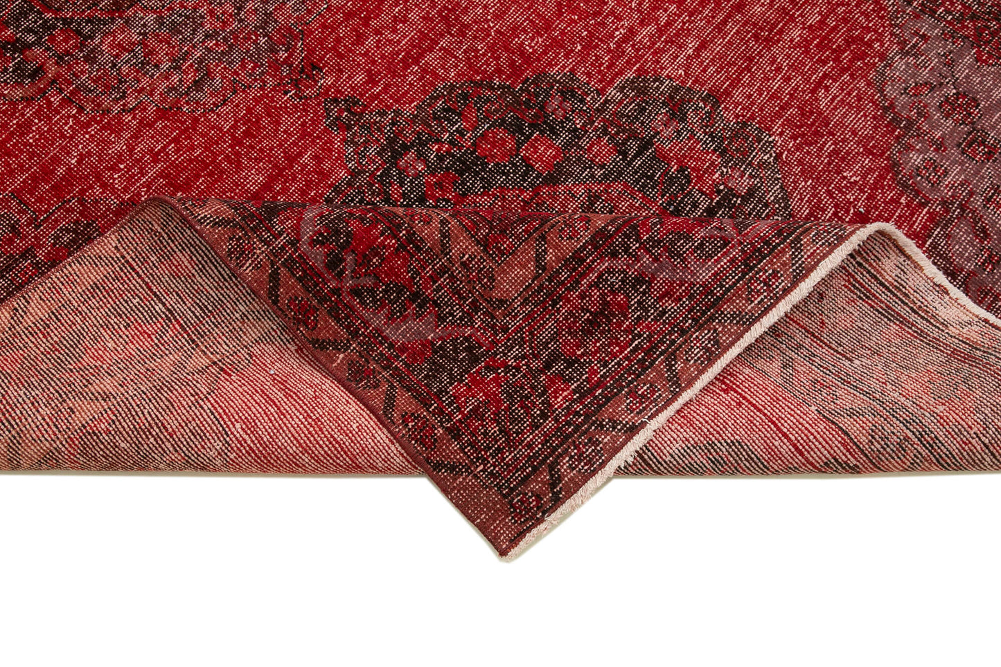 5x14 Red Turkish Over Dyed Runner Rug - 24231