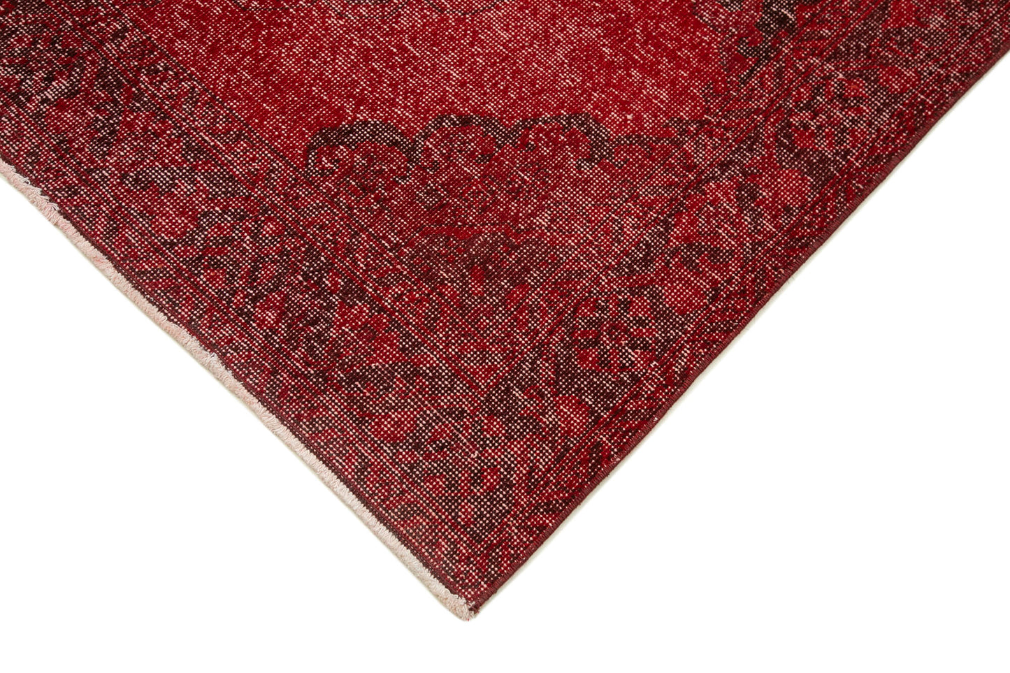 5x13 Red Turkish Over Dyed Runner Rug - 24238