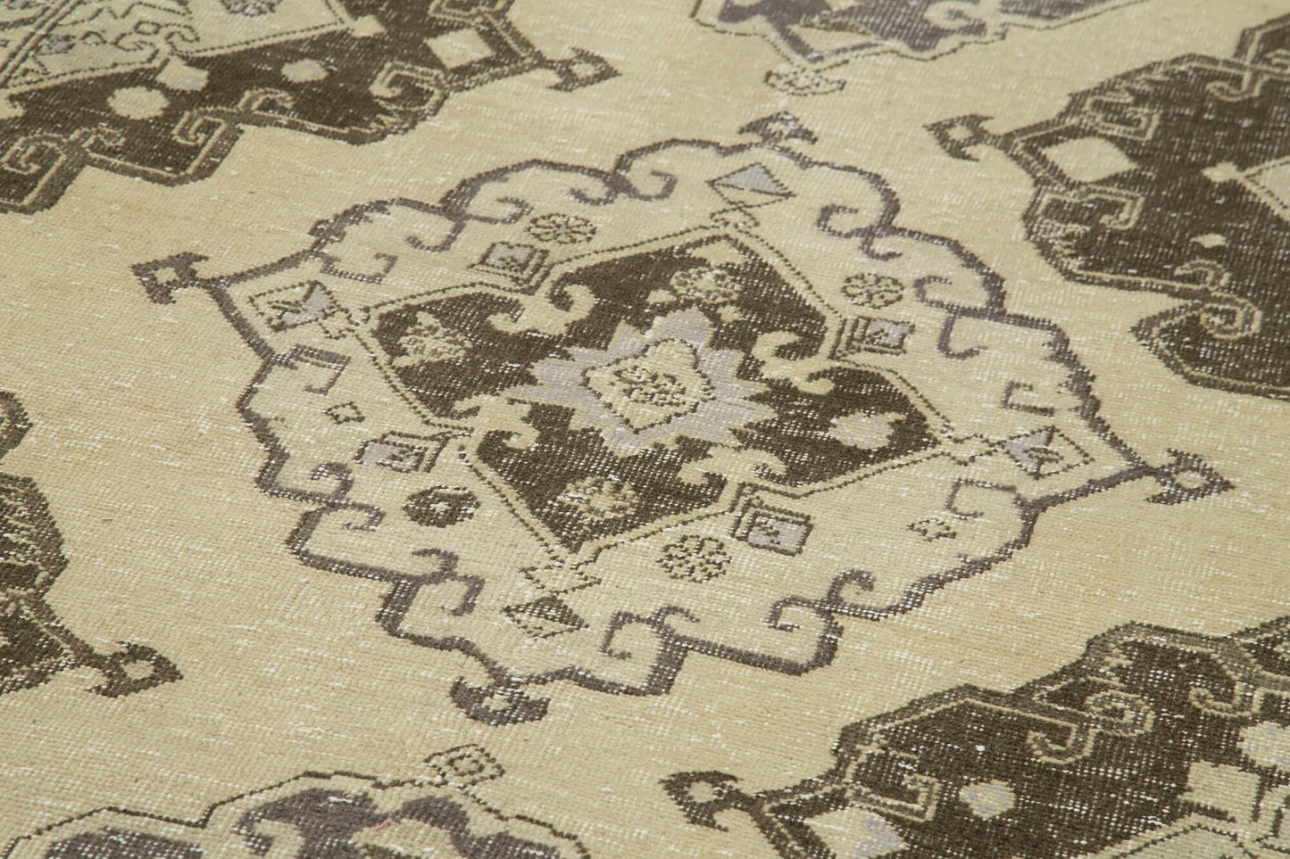 5x13 Beige Turkish Vintage Runner Rug - 24249