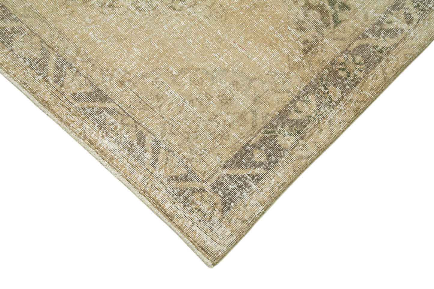 5x11 Beige Turkish Vintage Runner Rug - 24253