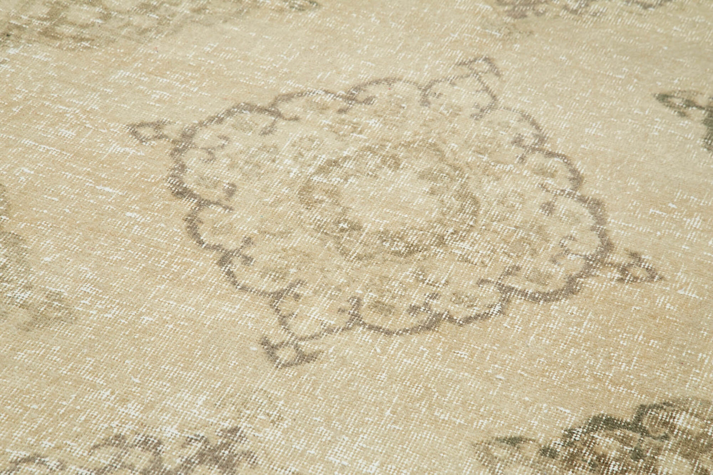 5x11 Beige Turkish Vintage Runner Rug - 24253