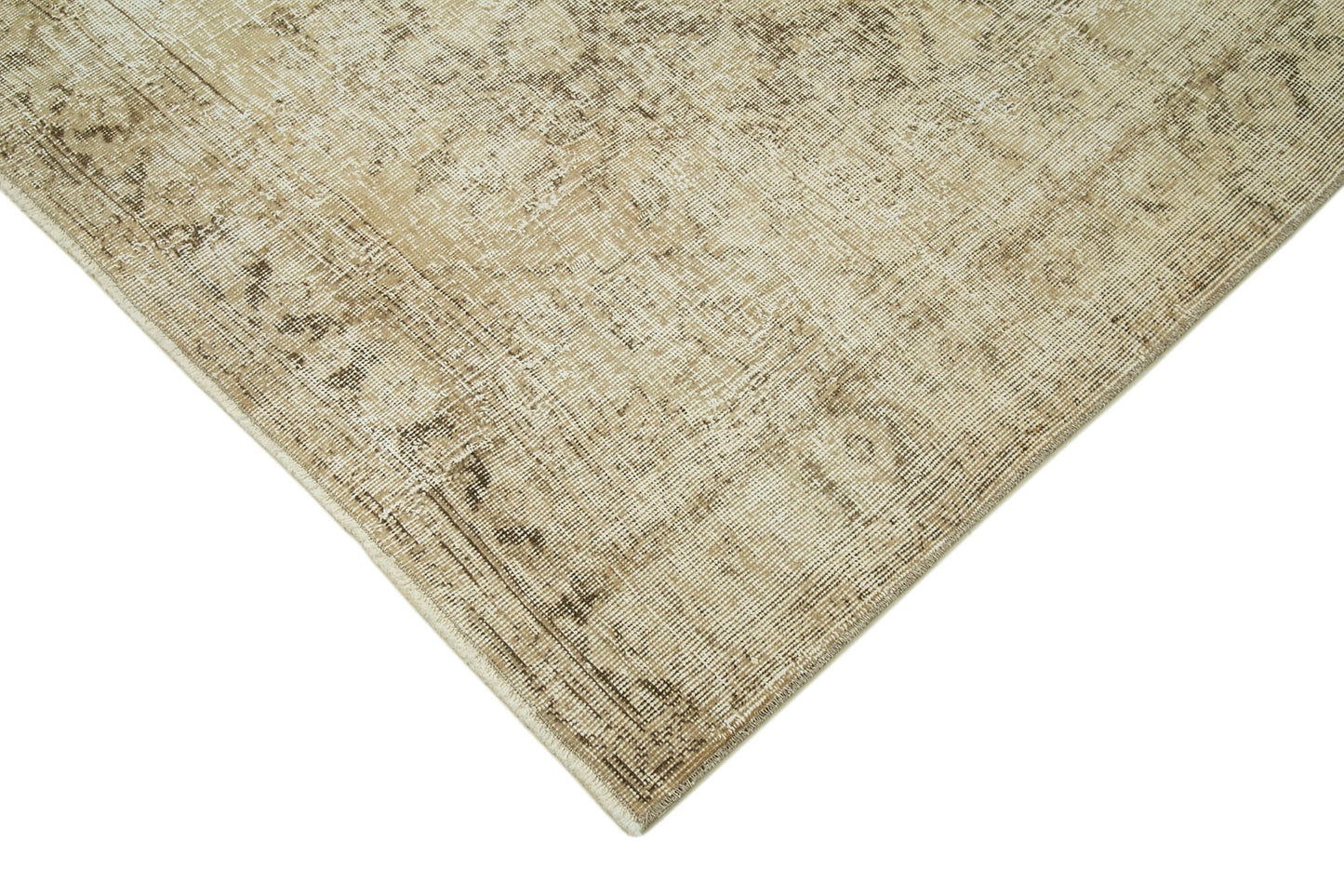 5x13 Beige Turkish Vintage Runner Rug - 24256