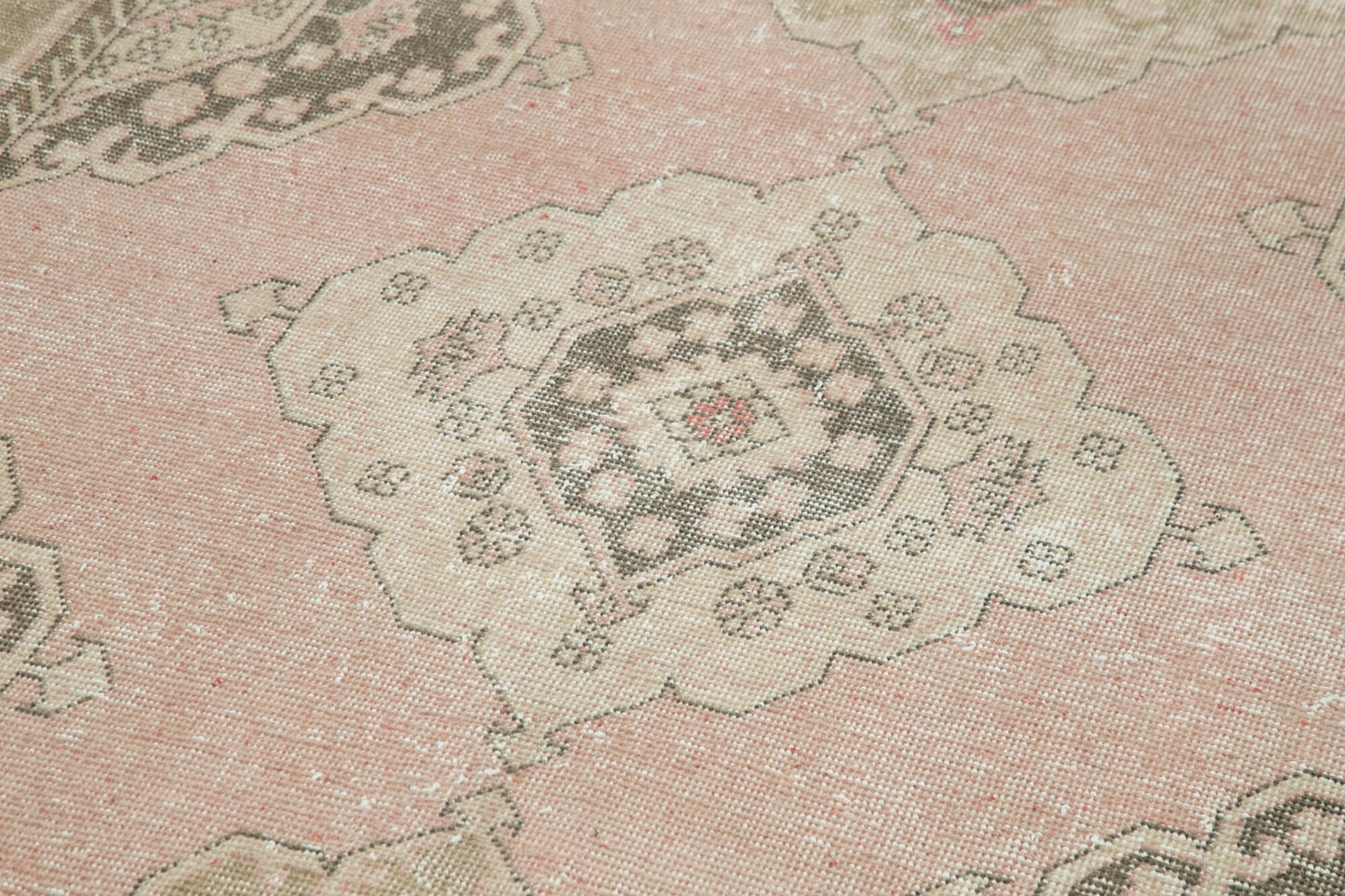 5x13 Beige Turkish Vintage Runner Rug - 24266