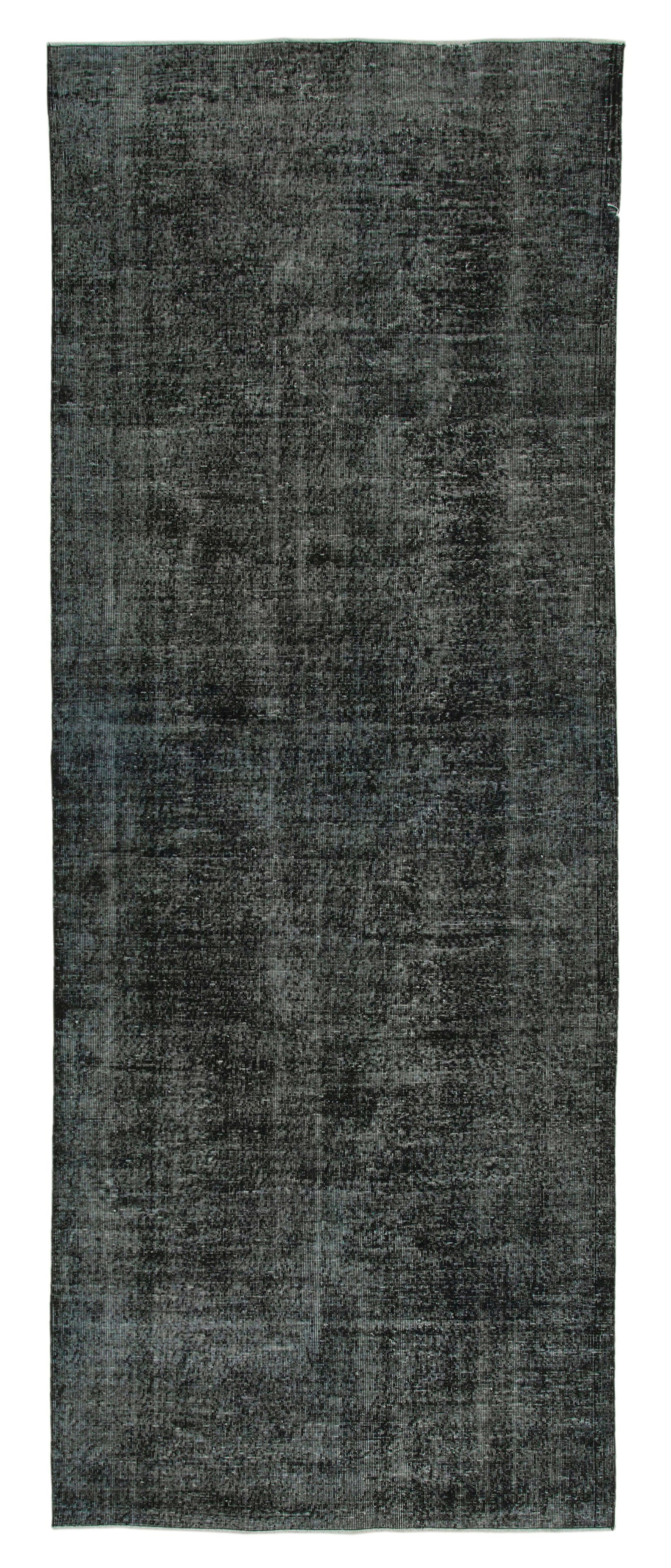 5x12 Black Turkish Over Dyed Runner Rug - 24277