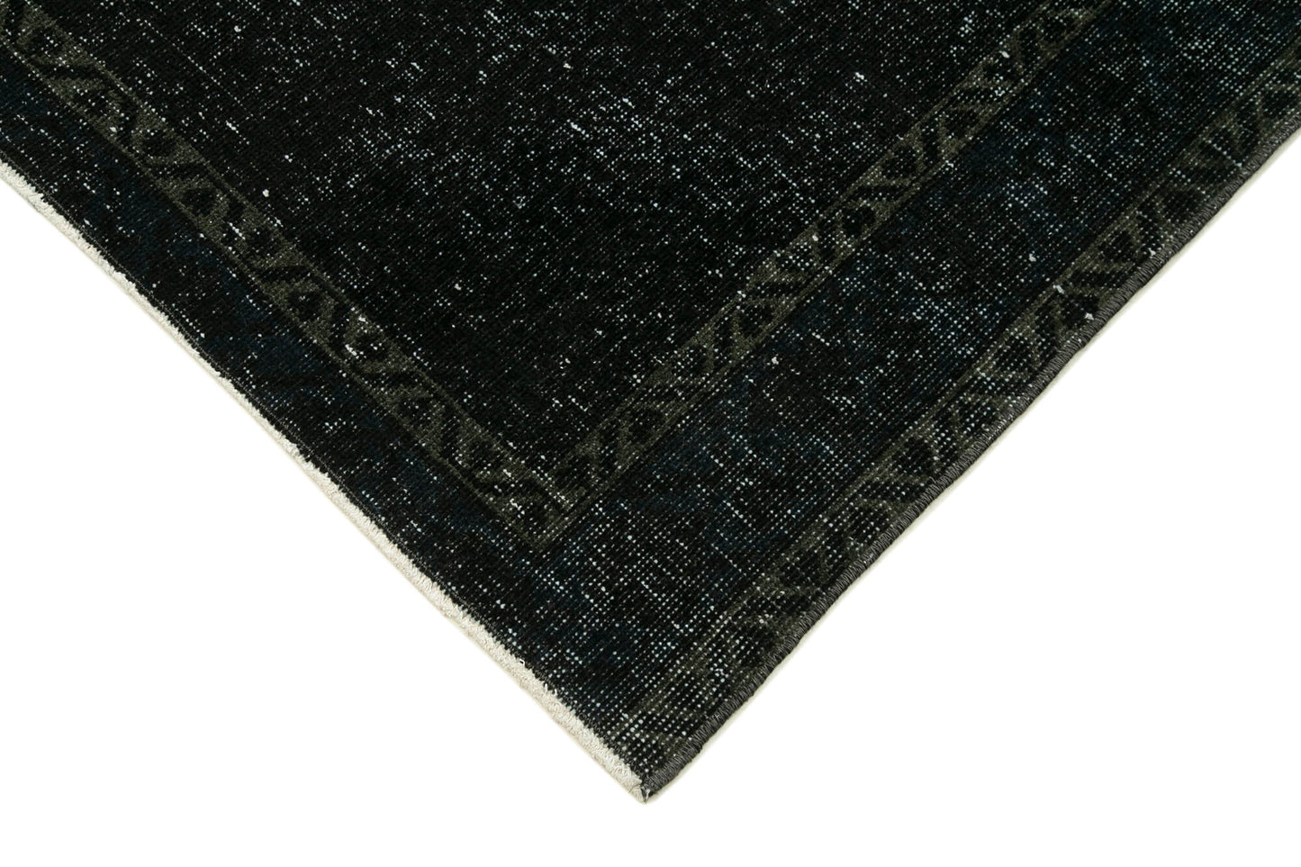 5x12 Black Turkish Over Dyed Runner Rug - 24293