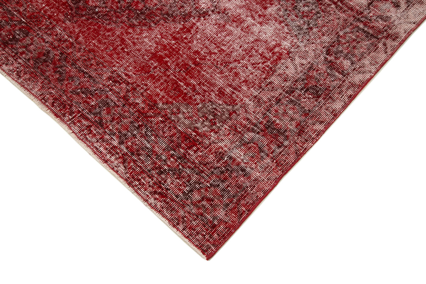 5x13 Red Turkish Over Dyed Runner Rug - 24295