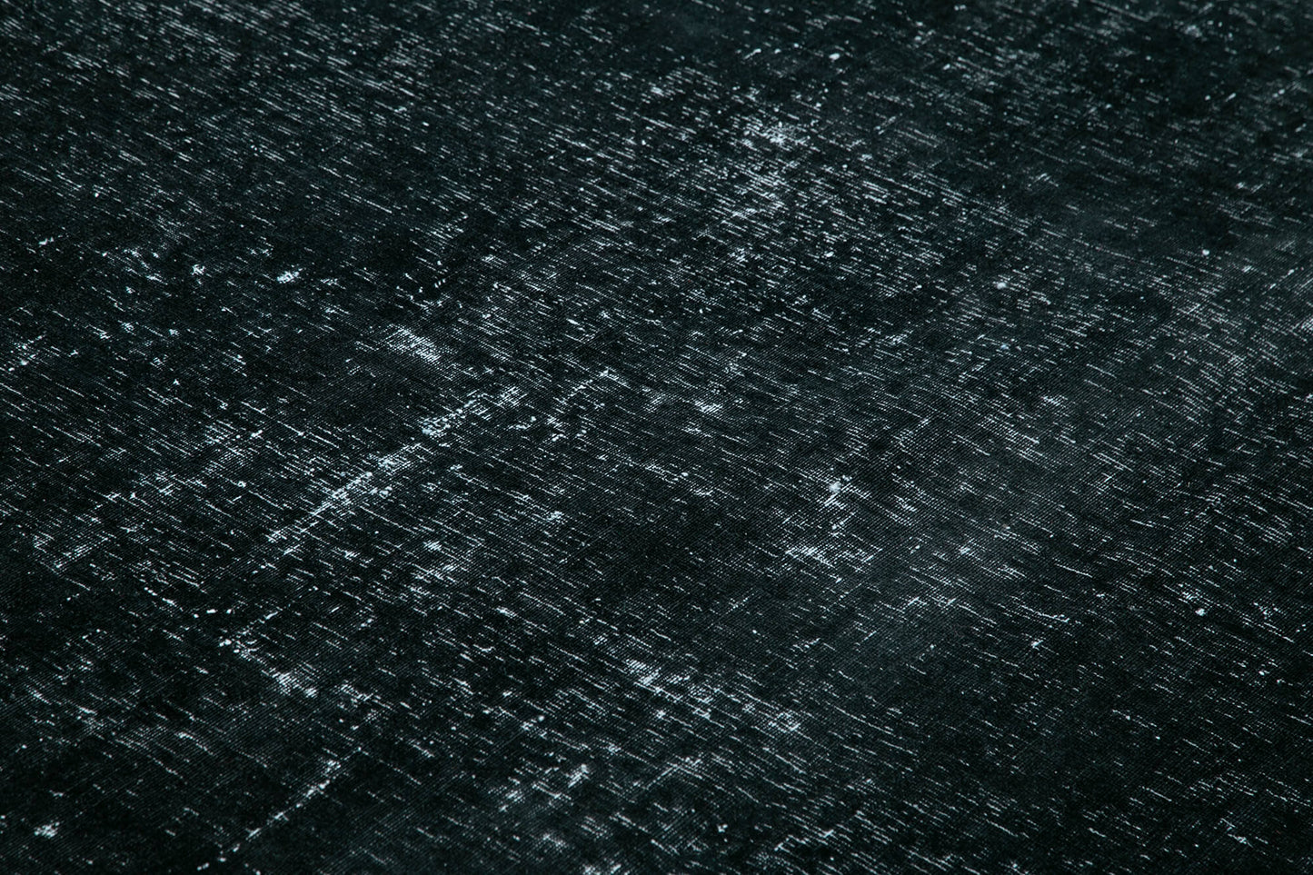 9x11 Black Overdyed Large Area Rug - 24328