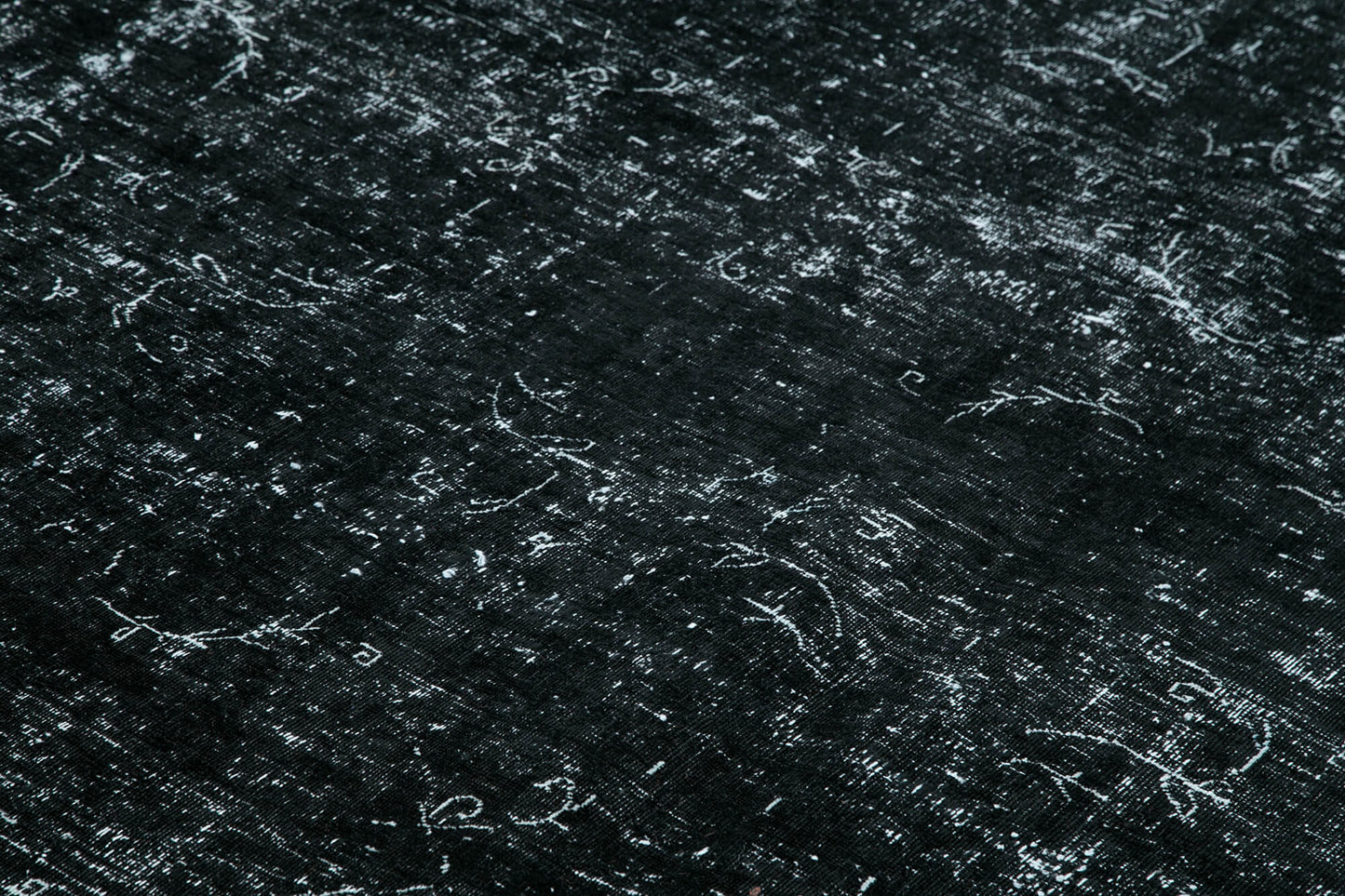 9x12 Black Overdyed Large Area Rug - 24345