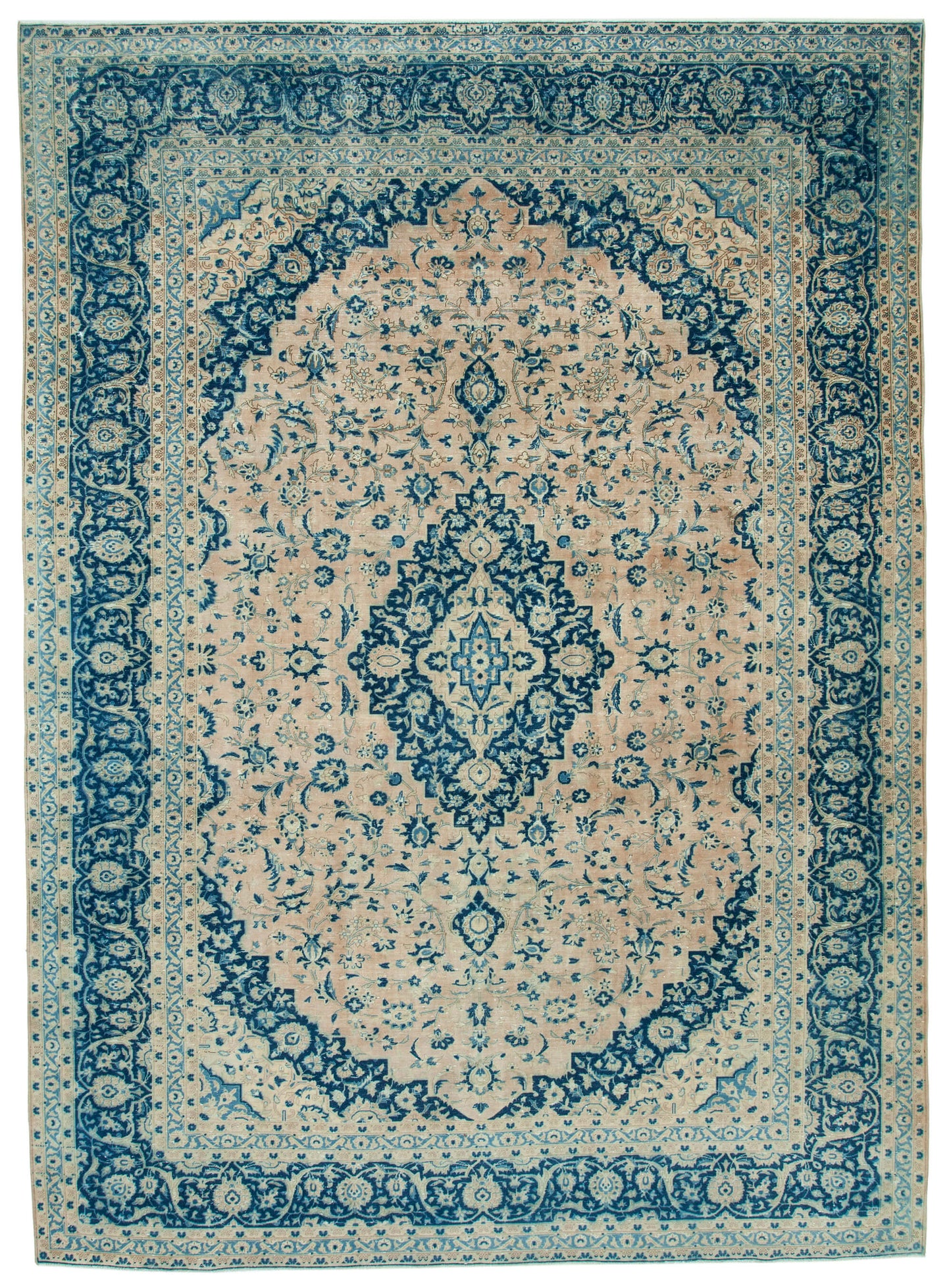 10x14 Beige Vintage Large Area Rug - 24399