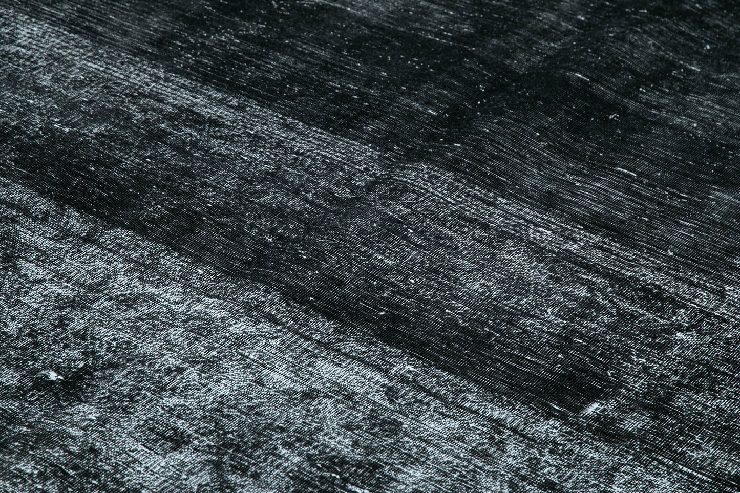 9x13 Black Overdyed Large Area Rug - 24867