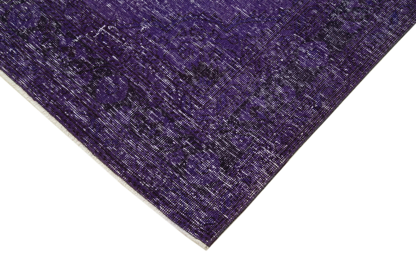 5x12 Purple Turkish Over Dyed Runner Rug - 2487