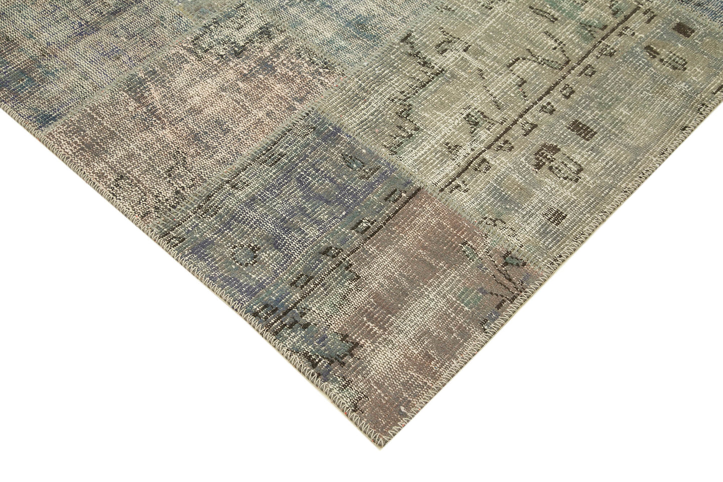 8x11 Grey Patchwork Rug- 25290