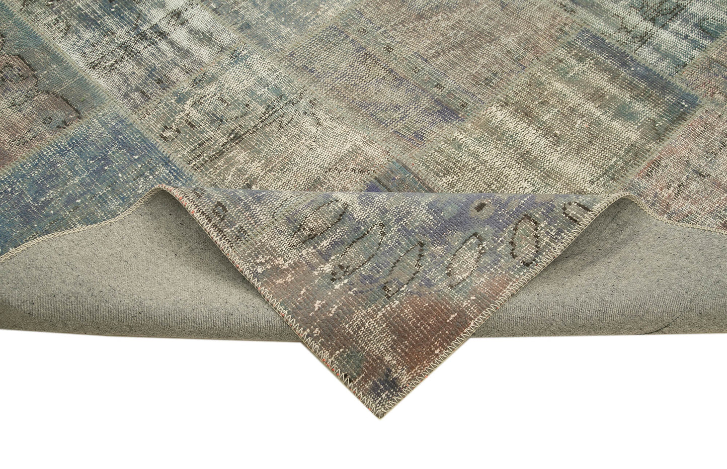 8x11 Grey Patchwork Rug- 25290