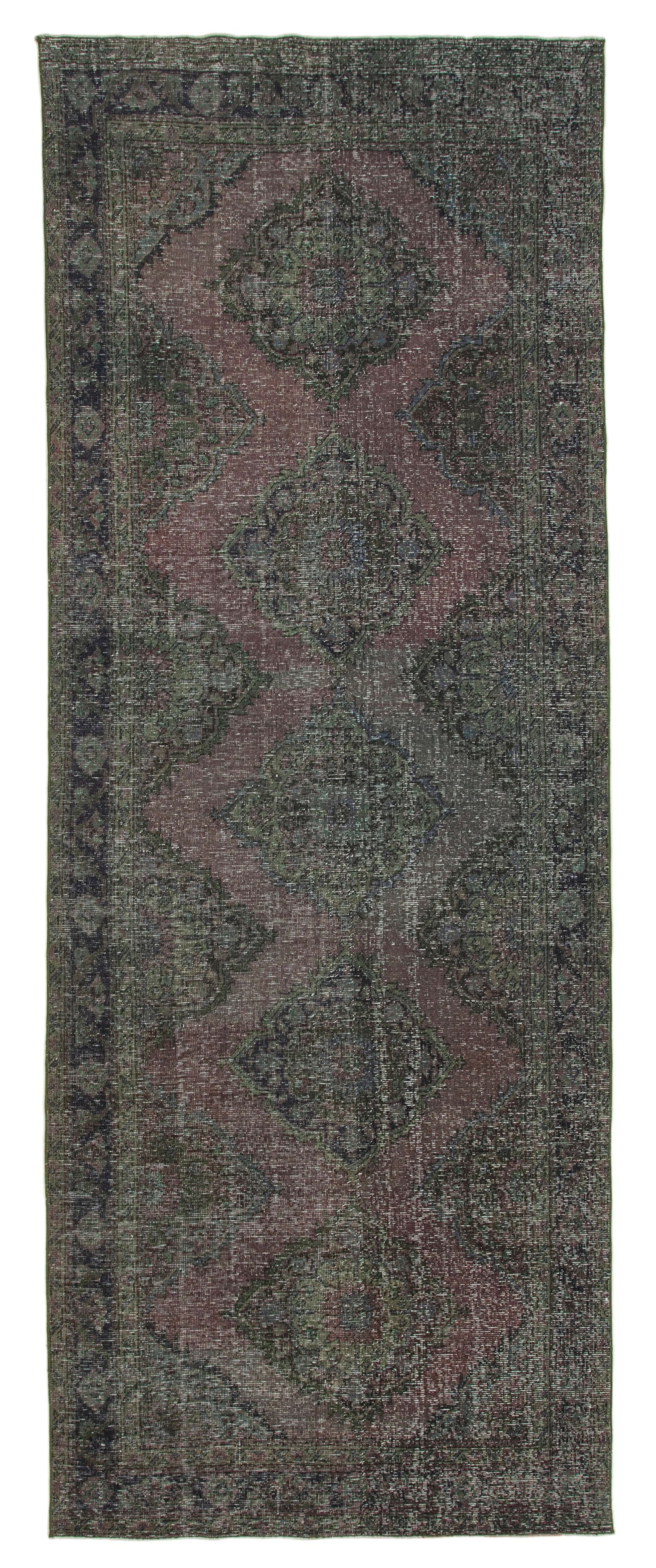 5x12 Grey Turkish Over Dyed Runner Rug - 2538