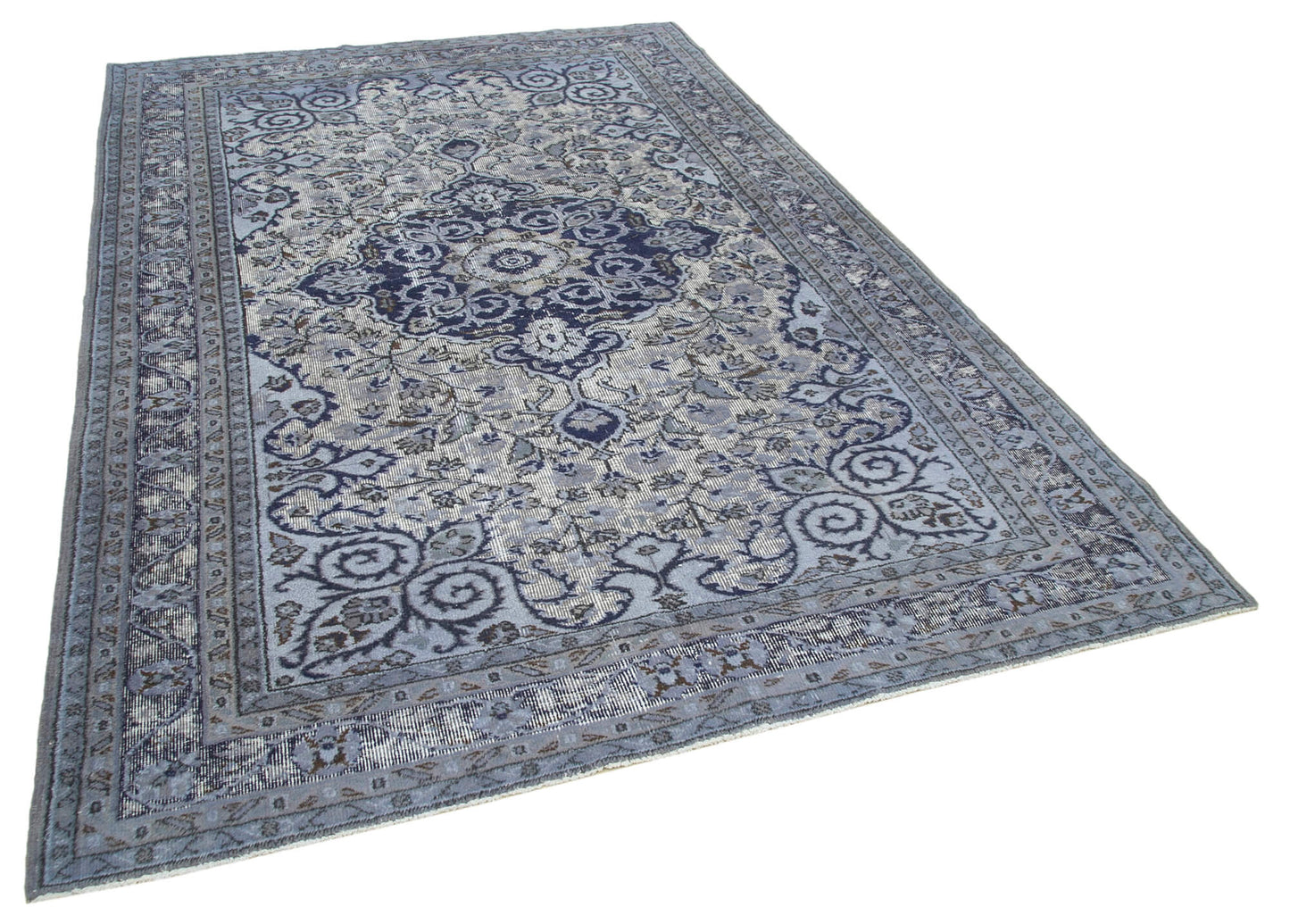 6x9 Blue Over Dyed Rug - 25427