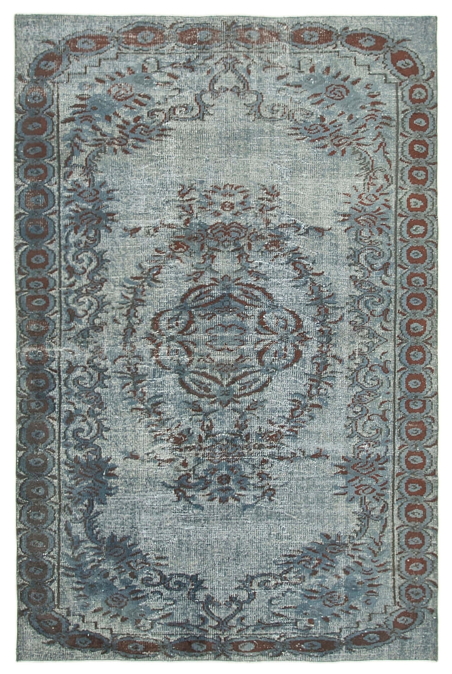 6x9 Grey Over Dyed Rug - 25432