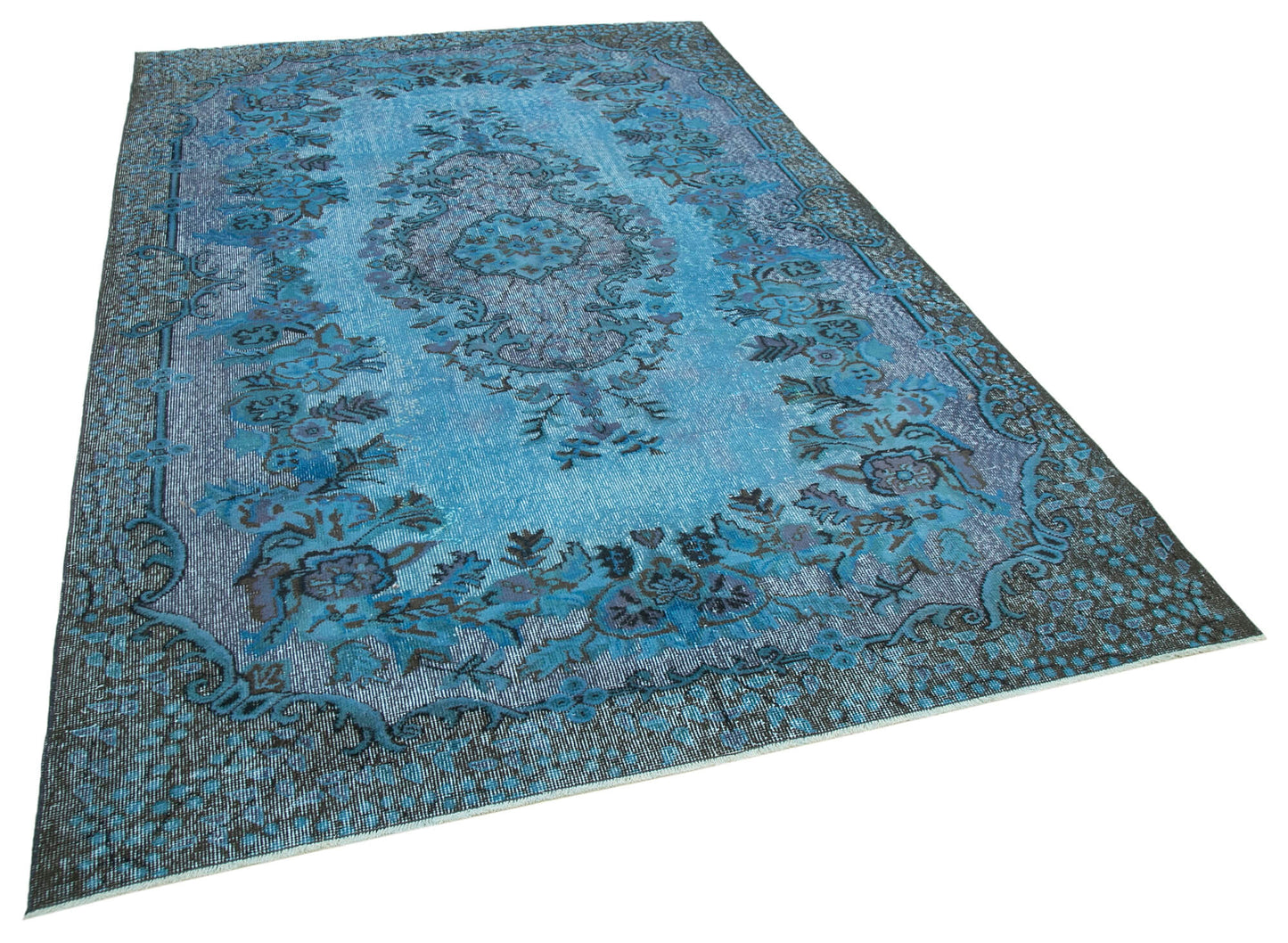 6x10 Blue Over Dyed Rug - 25439
