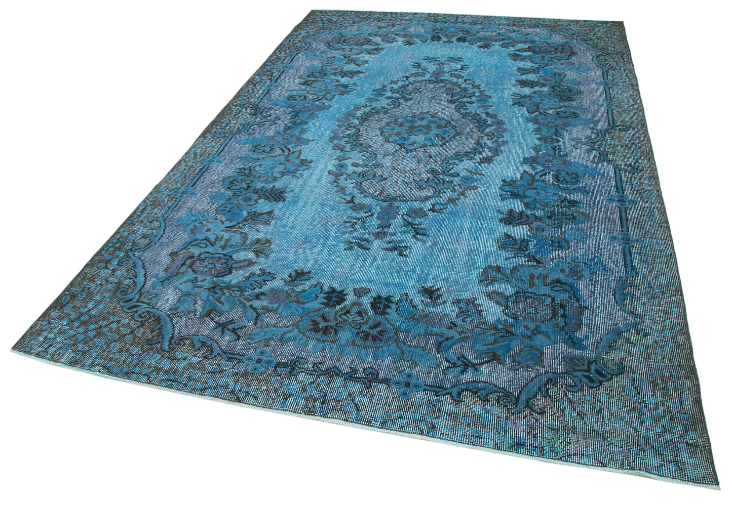 6x10 Blue Over Dyed Rug - 25439