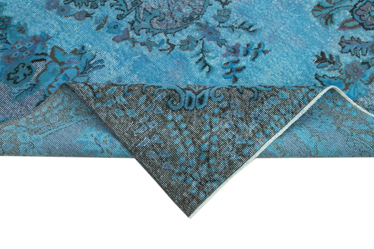 6x10 Blue Over Dyed Rug - 25439