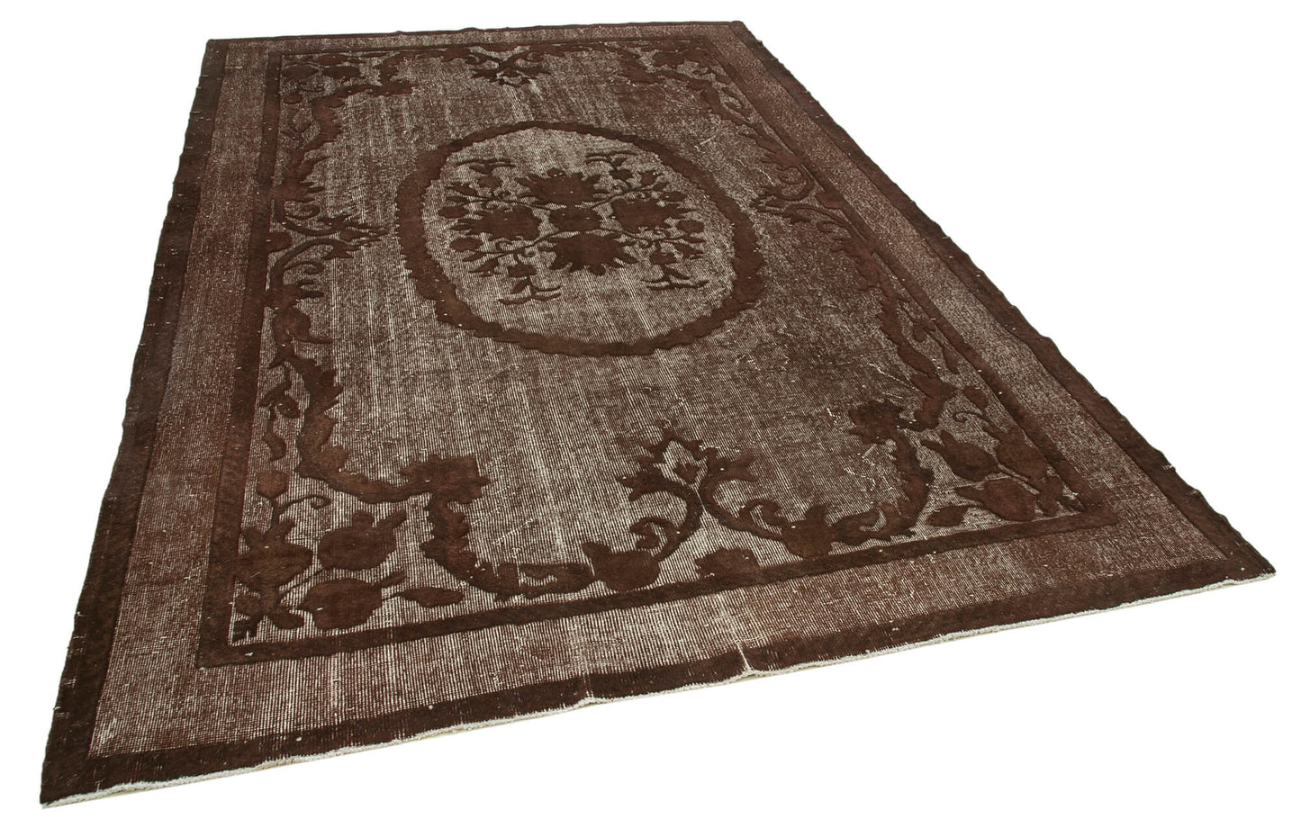 7x11 Brown Over Dyed Rug - 25451