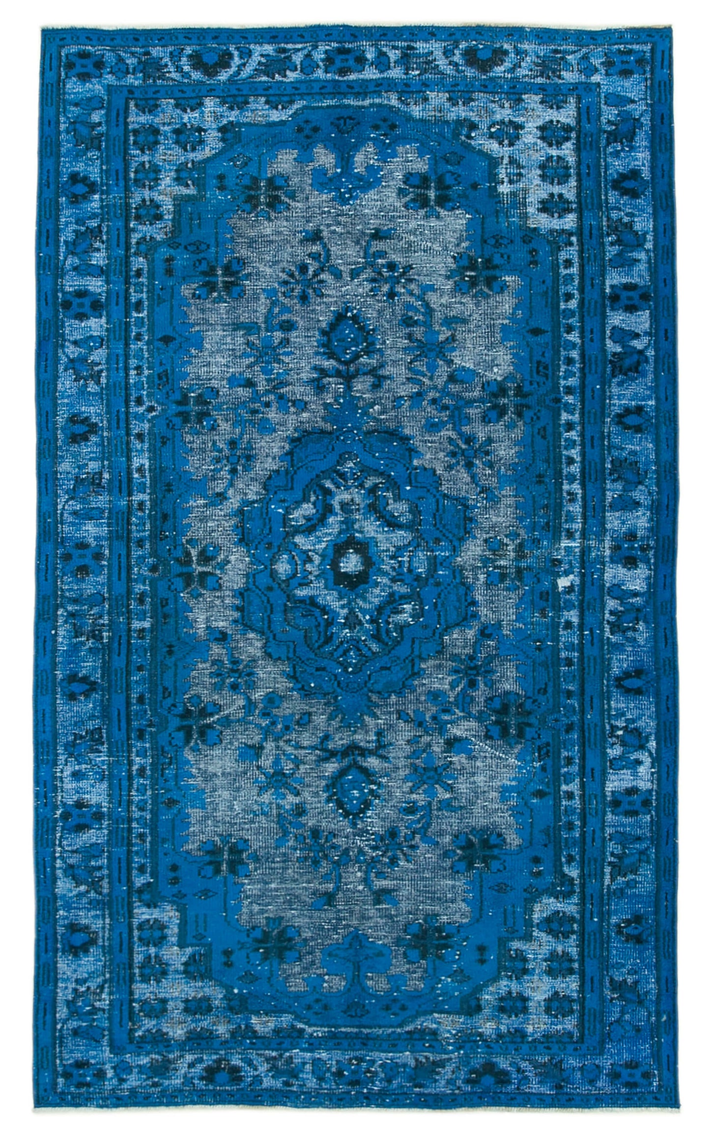 6x9 Blue Over Dyed Rug - 25455