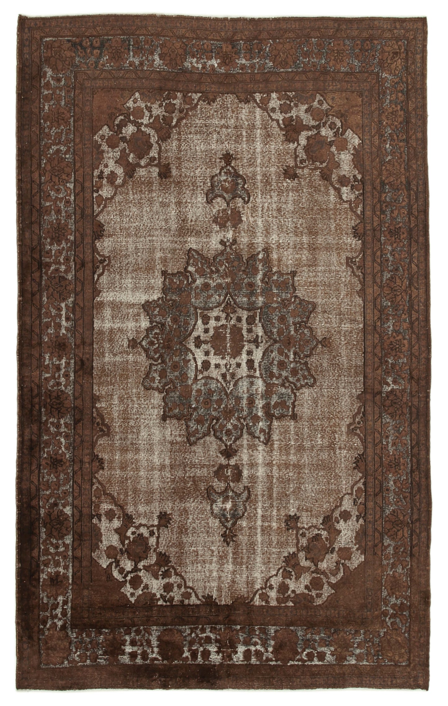 7x11 Brown Over Dyed Rug - 25459