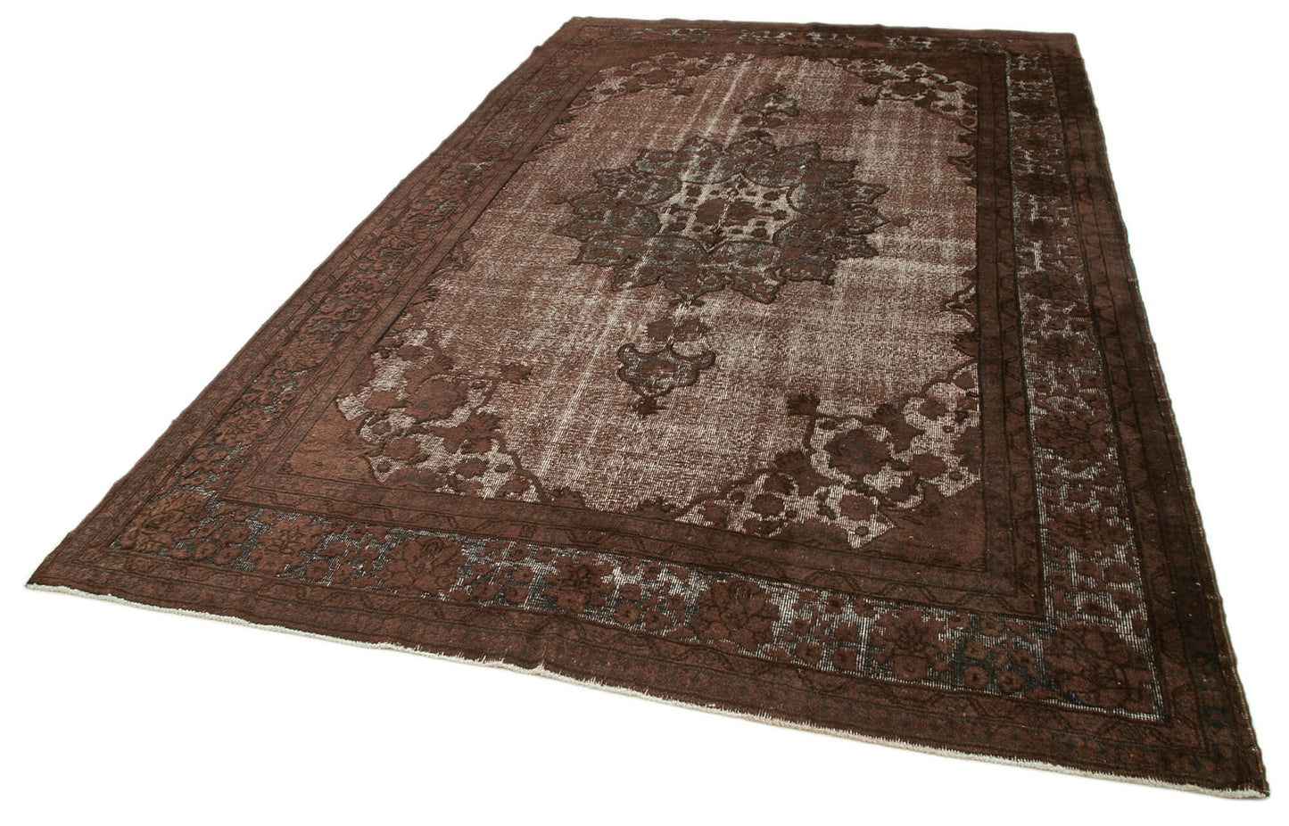 7x11 Brown Over Dyed Rug - 25459