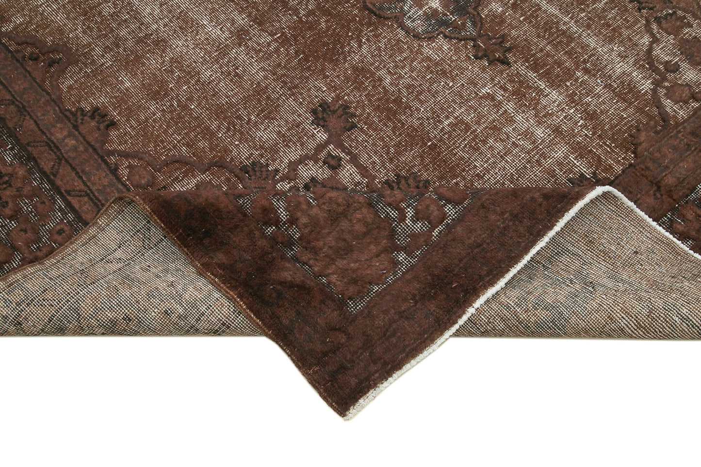 7x11 Brown Over Dyed Rug - 25459