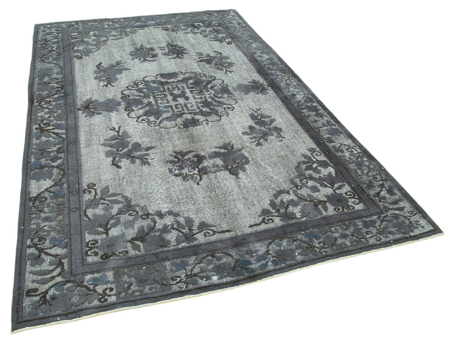 6x9 Grey Over Dyed Rug - 25462