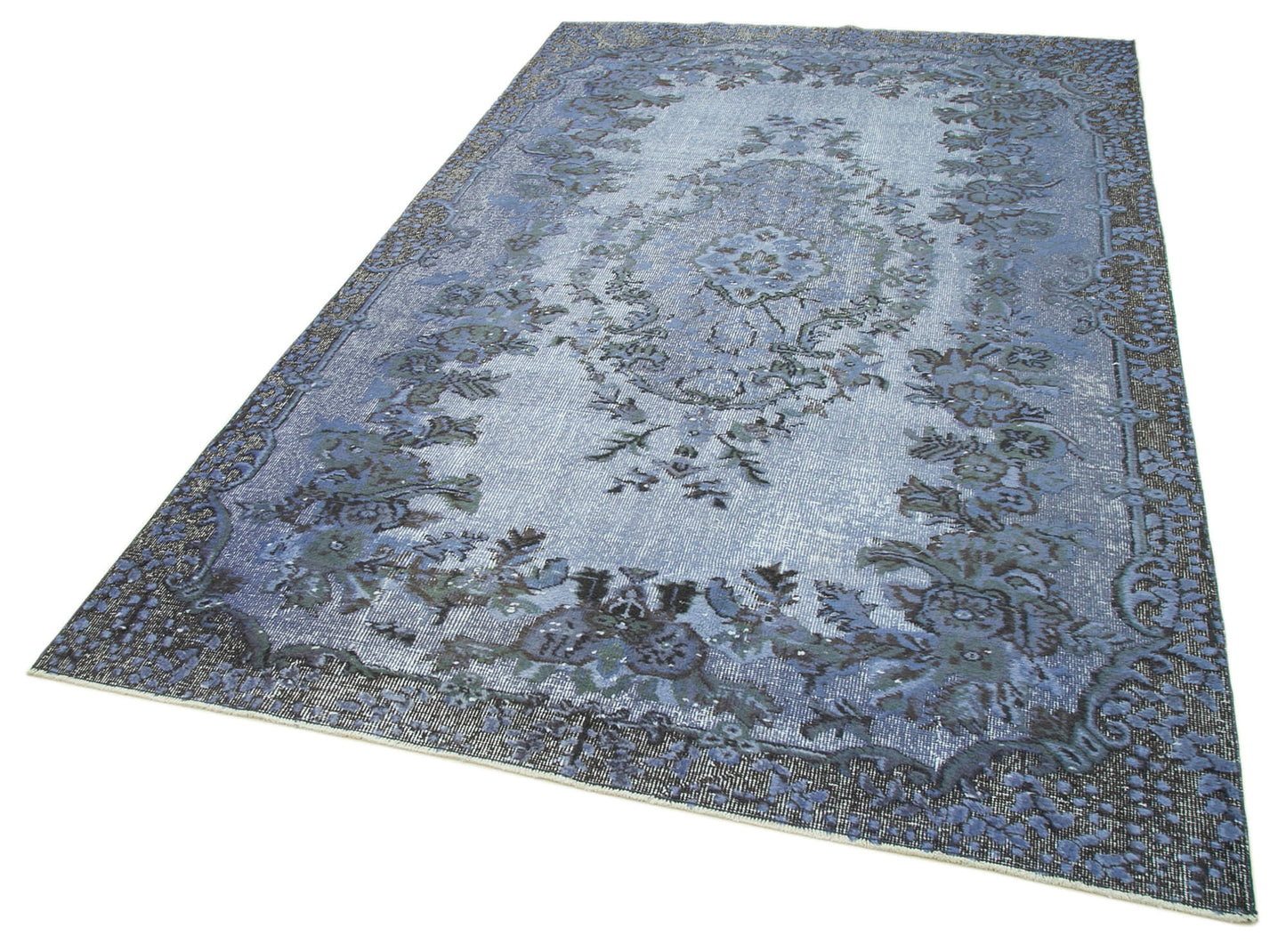 6x9 Blue Over Dyed Rug - 25467