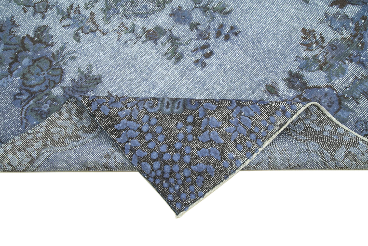 6x9 Blue Over Dyed Rug - 25467