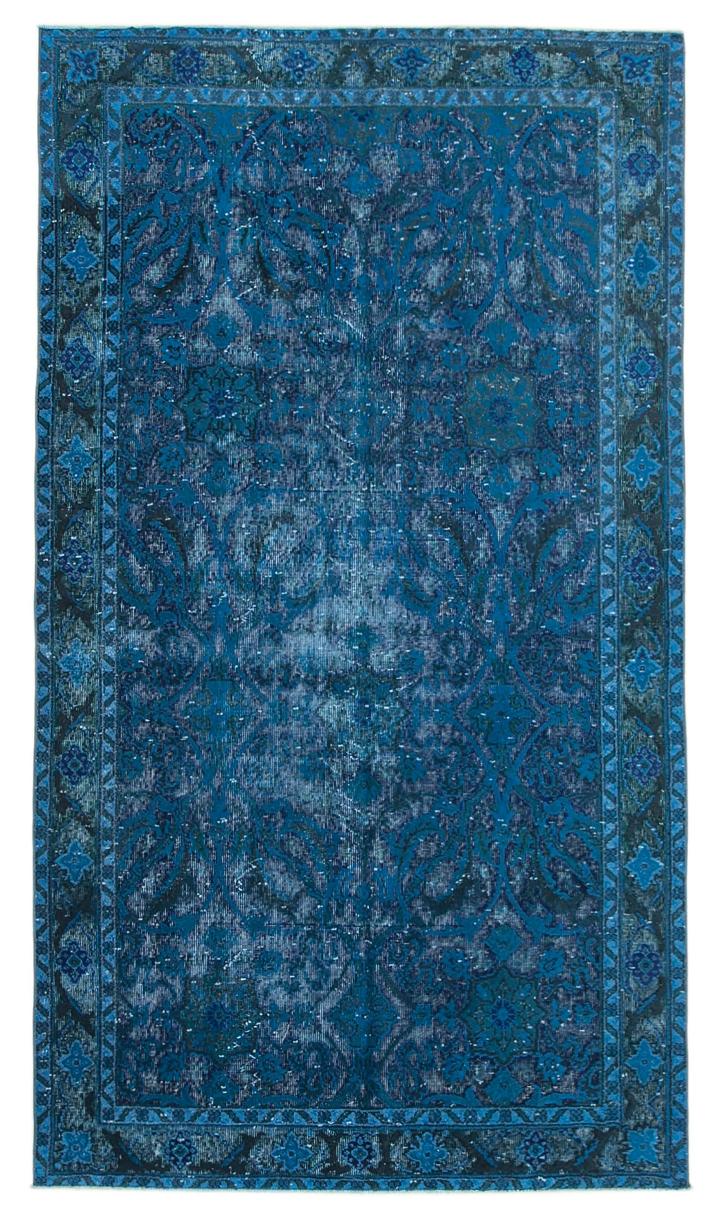 5x9 Blue Over Dyed Rug - 25474