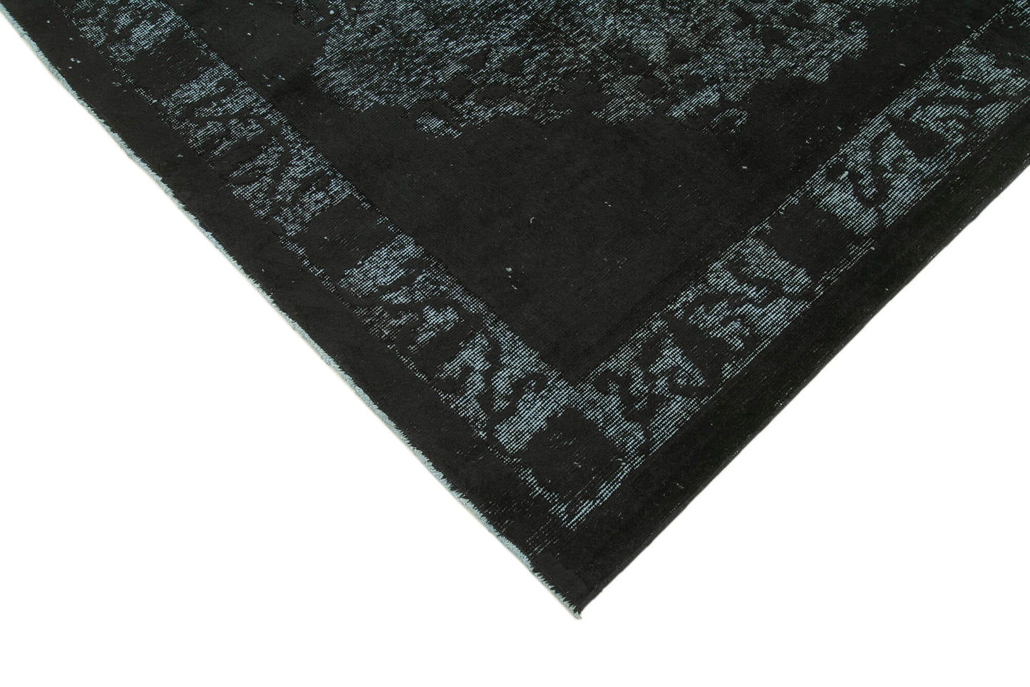 5x9 Black Over Dyed Rug - 25492