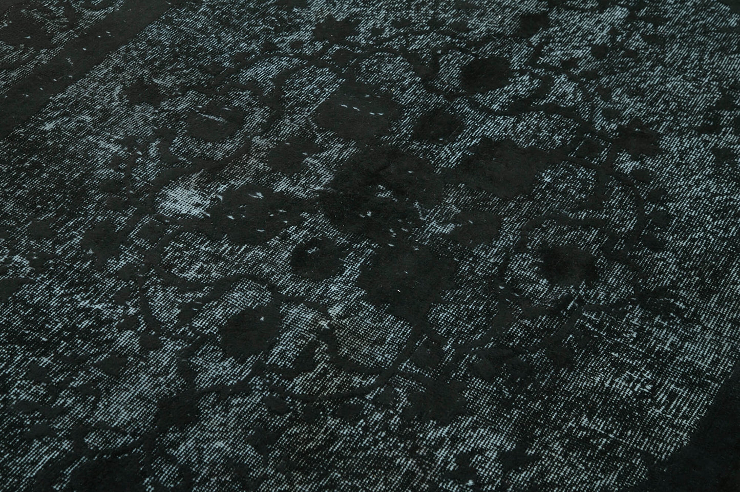 5x9 Black Over Dyed Rug - 25492