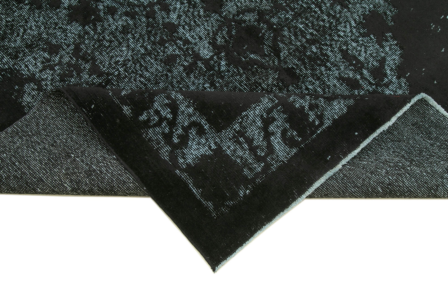5x9 Black Over Dyed Rug - 25492