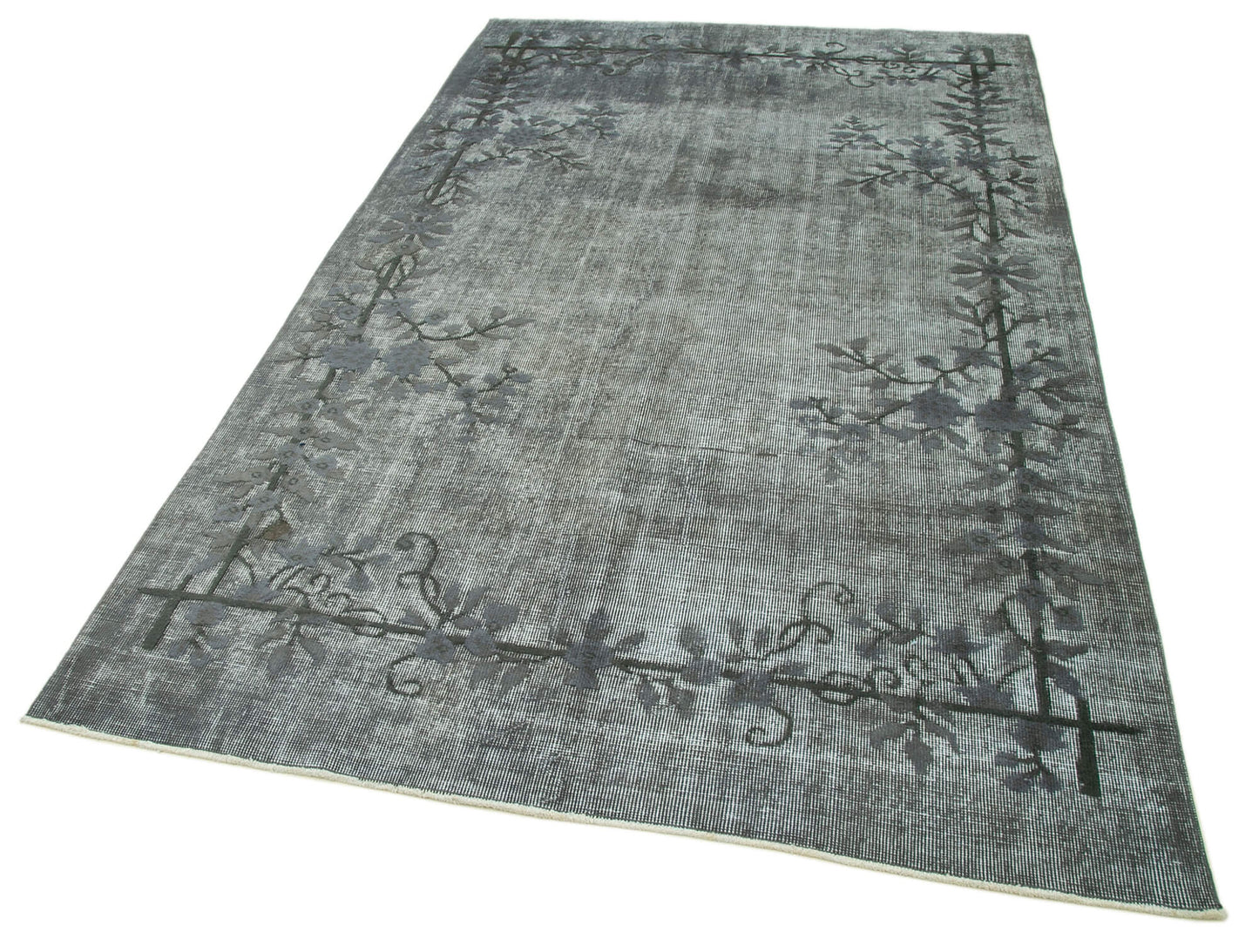 5x9 Grey Over Dyed Rug - 25495