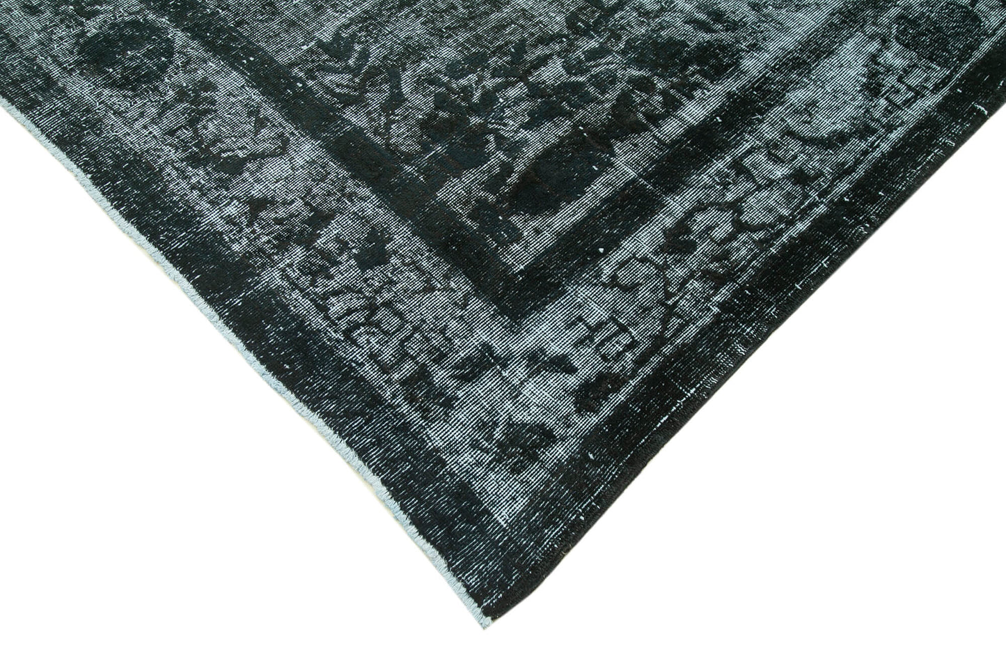 7x11 Black Over Dyed Rug - 25514