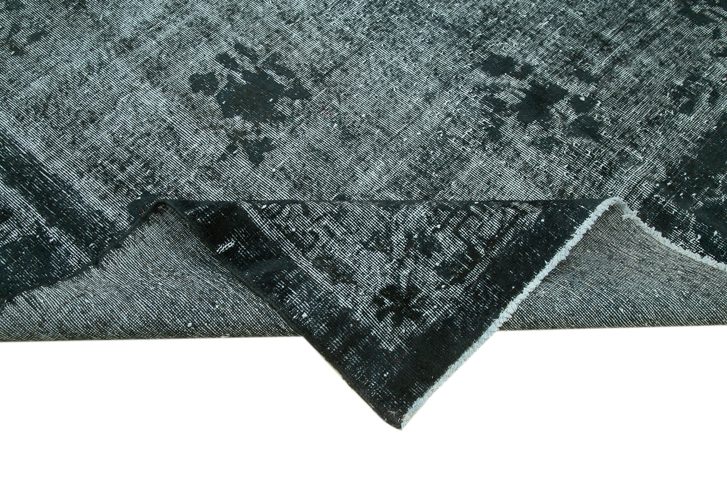 7x11 Black Over Dyed Rug - 25514