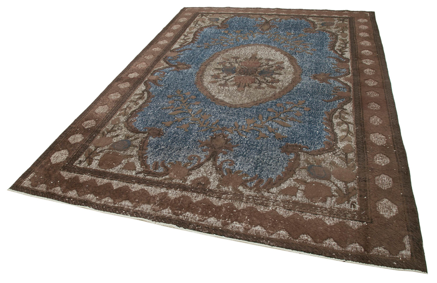 7x10 Brown Over Dyed Rug - 25518