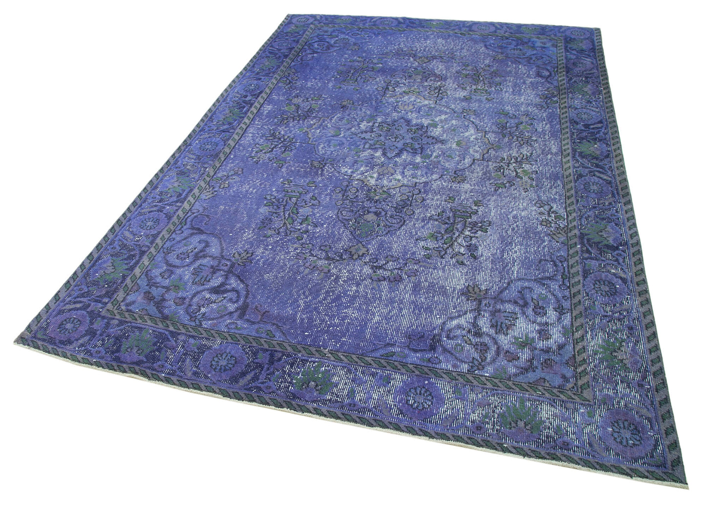 6x9 Purple Over Dyed Rug - 25519