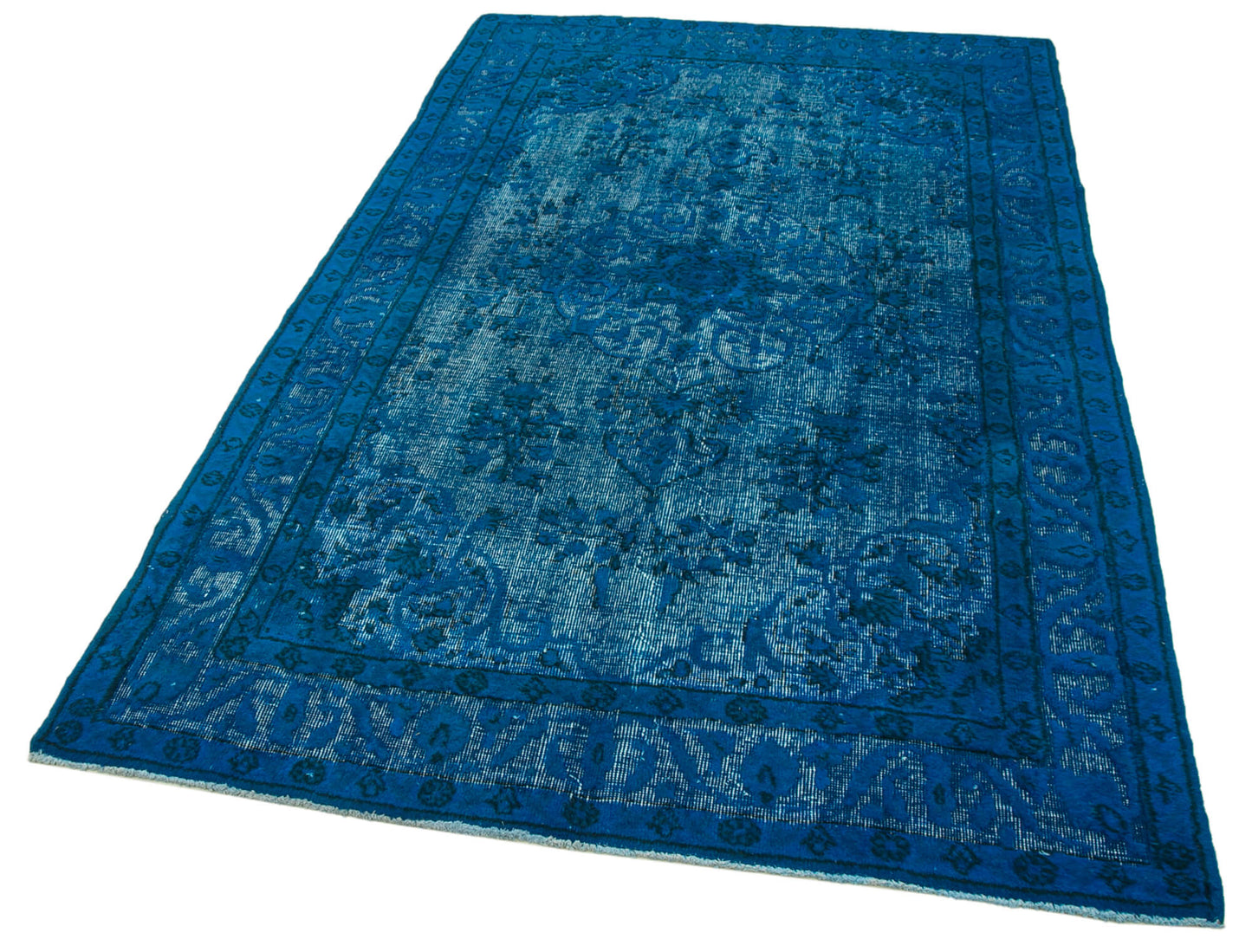 5x8 Blue Over Dyed Rug - 25526