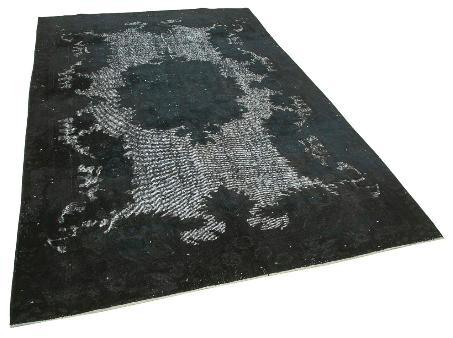 6x9 Black Over Dyed Rug - 25534