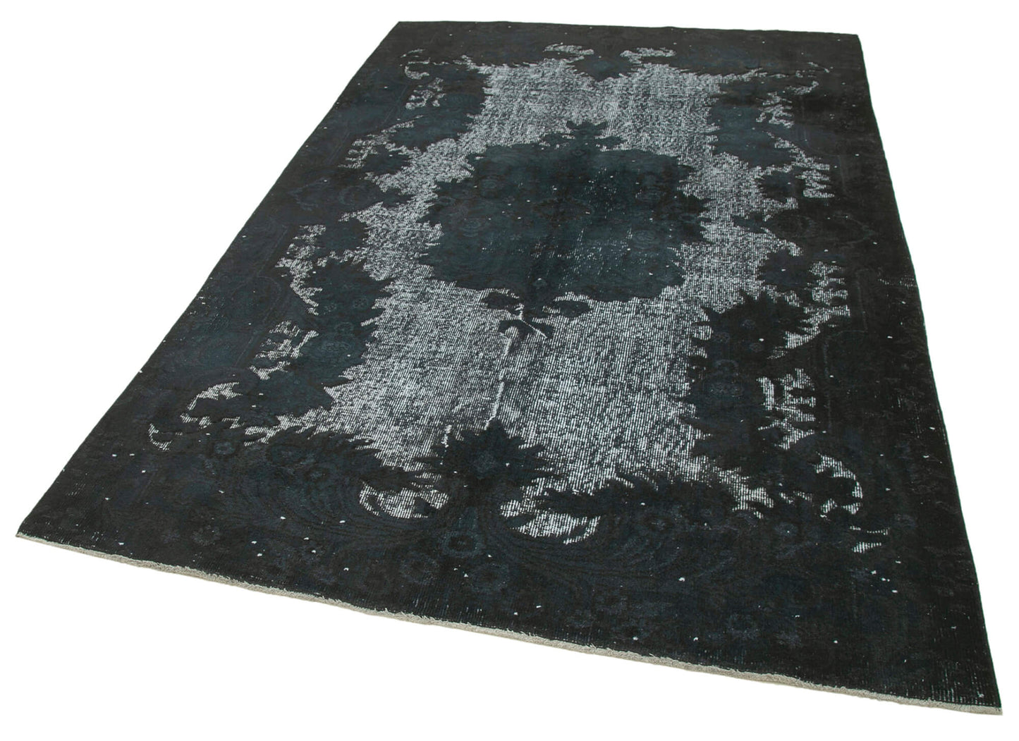 6x9 Black Over Dyed Rug - 25534