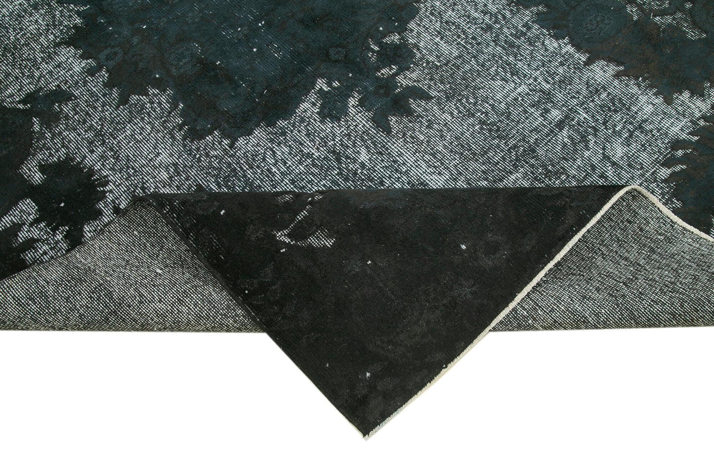 6x9 Black Over Dyed Rug - 25534
