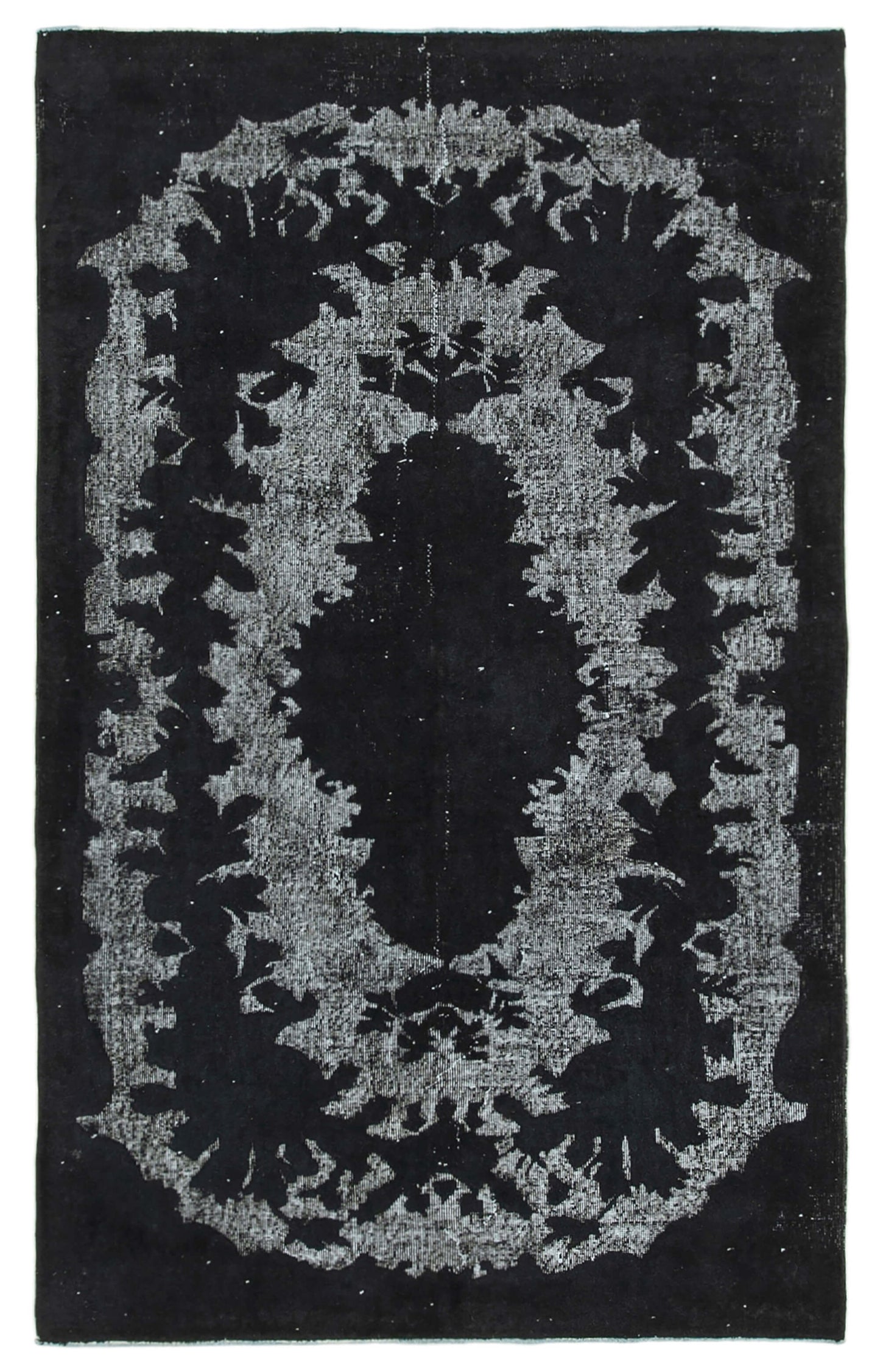 6x9 Black Over Dyed Rug - 25540