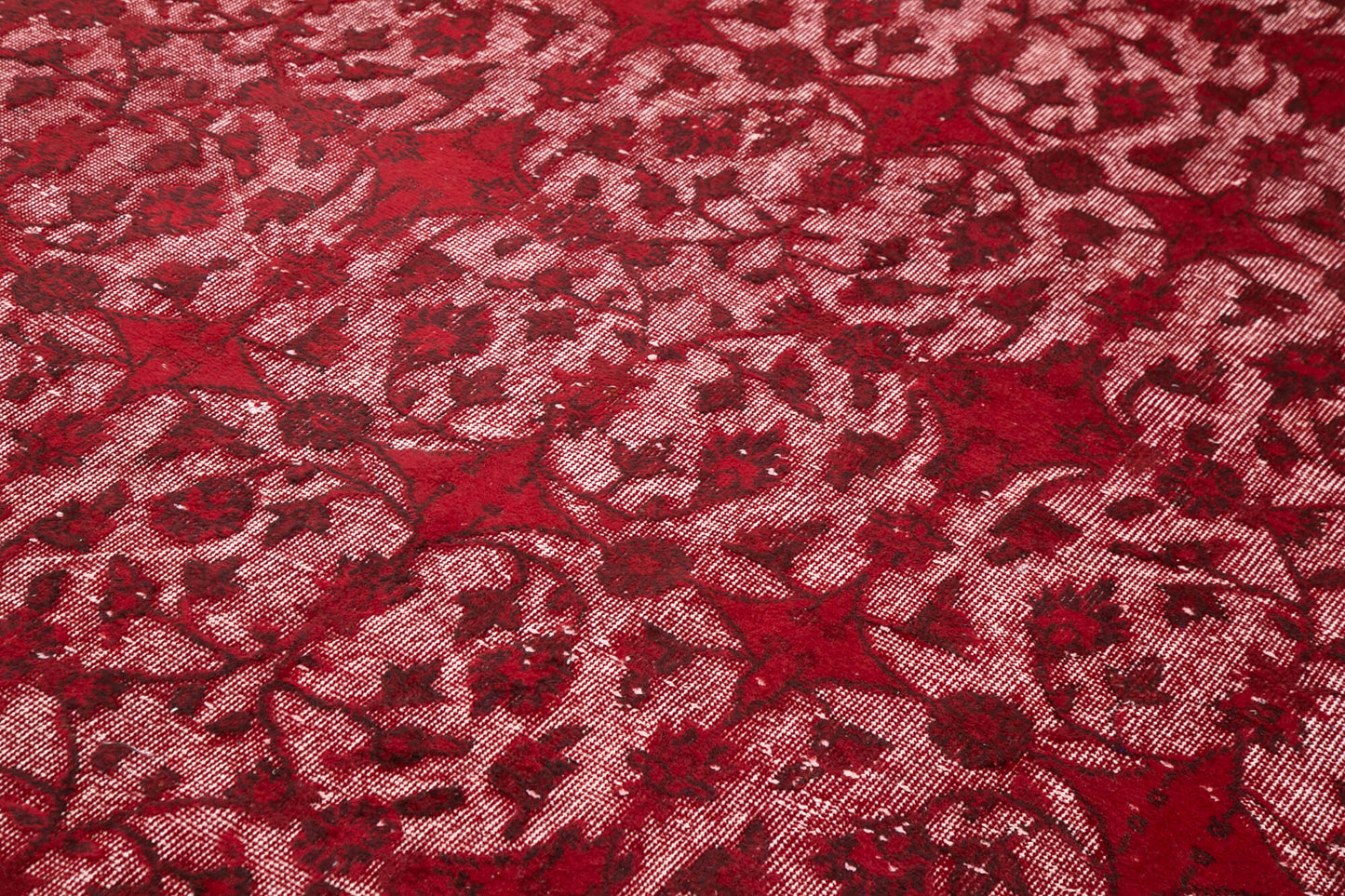 7x10 Red Over Dyed Rug - 25546