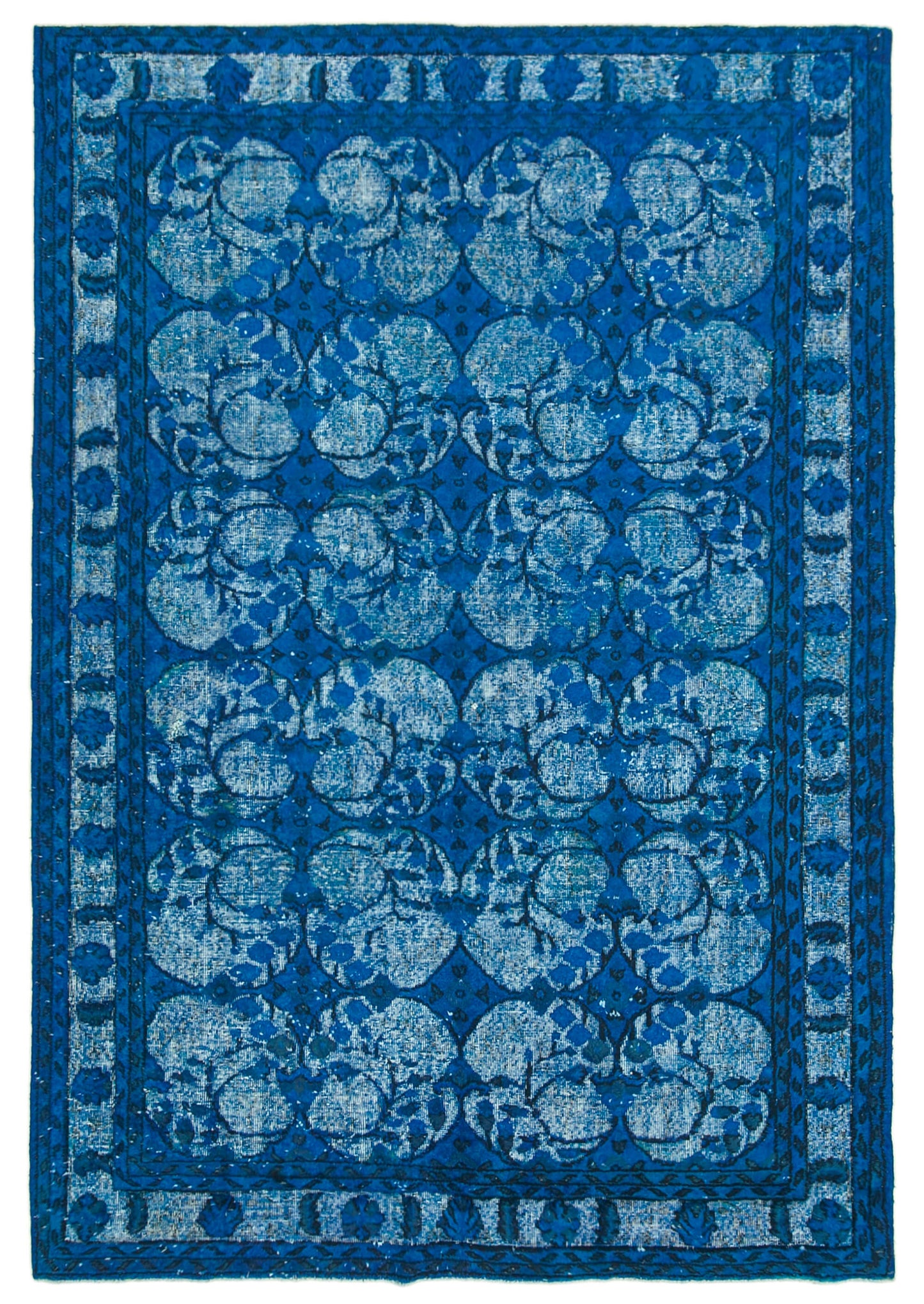 7x10 Blue Over Dyed Rug - 25548